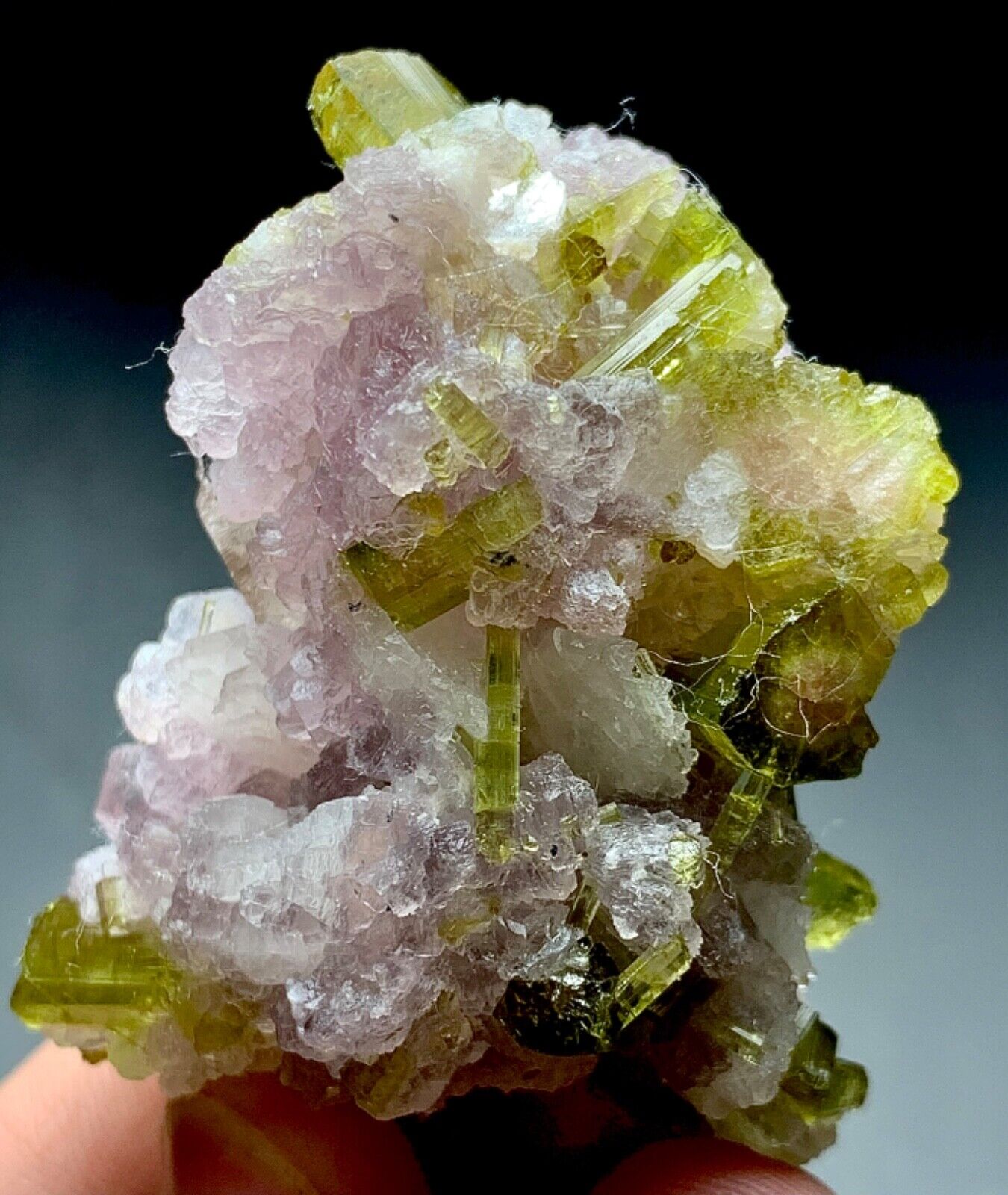 270 Carat Tourmaline Crystal Bunch With Lepidolite Mica From Afghanistan