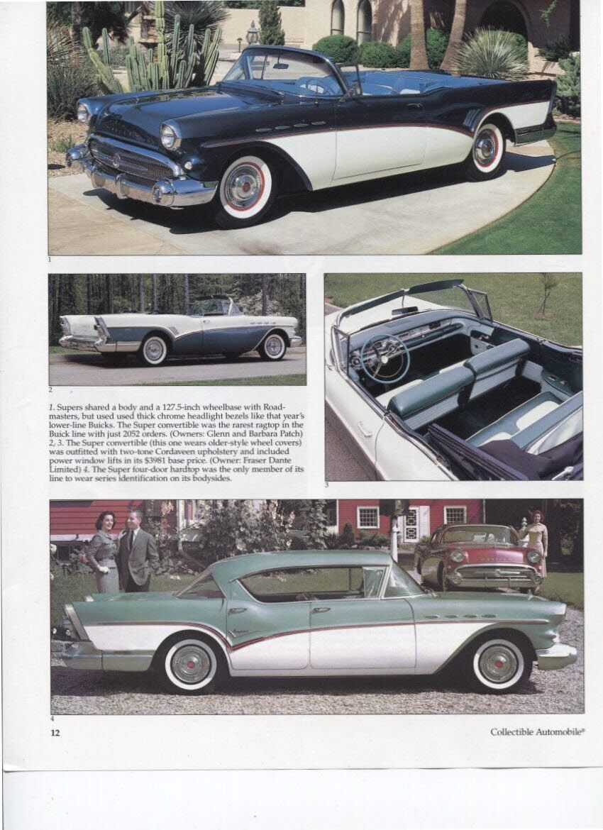 1957 - 1958 BUICK CENTURY SPECIAL 14 pg Color Article
