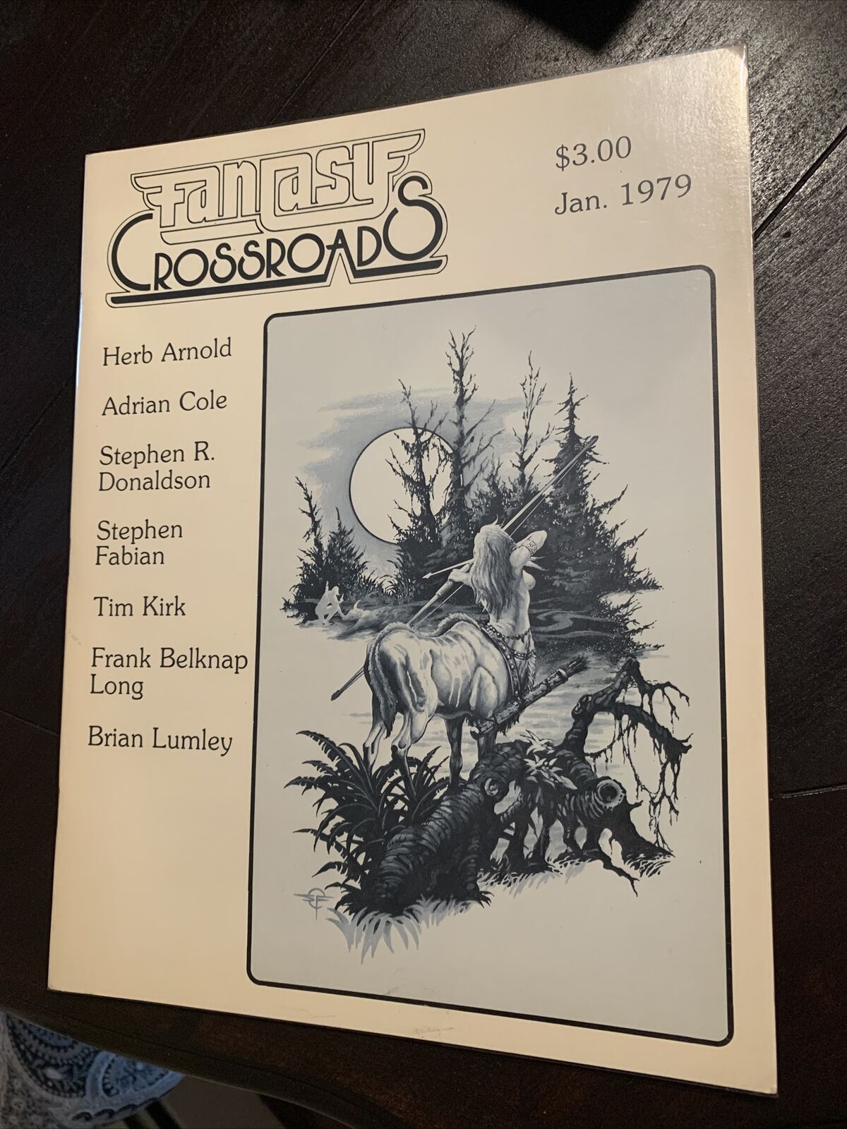FANTASY CROSSROADS #15 JANUARY 1979 BRIAN LUMLEY TIM KIRK STEPHEN FABIAN