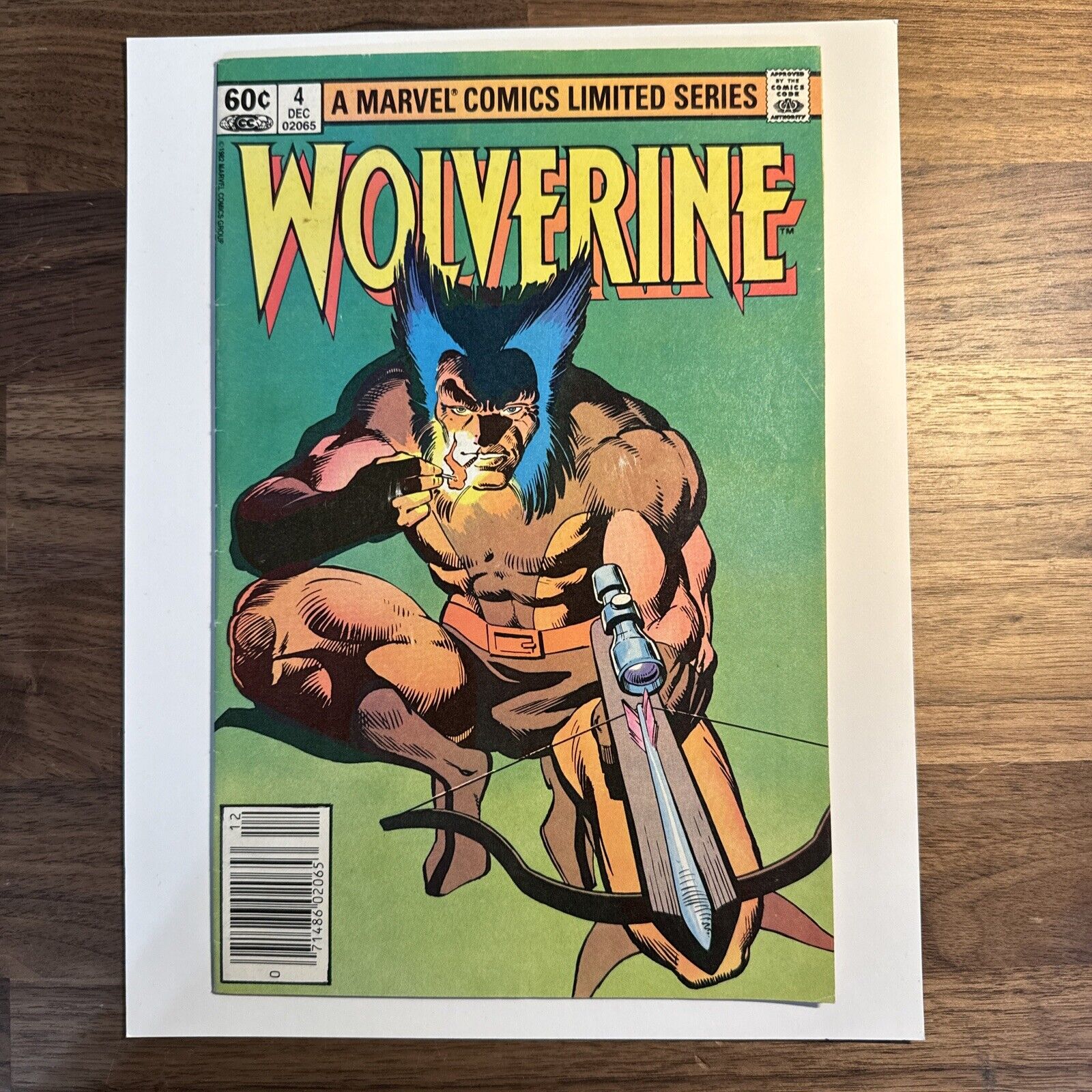 Wolverine Limited Series #4 Newsstand Edition 1982