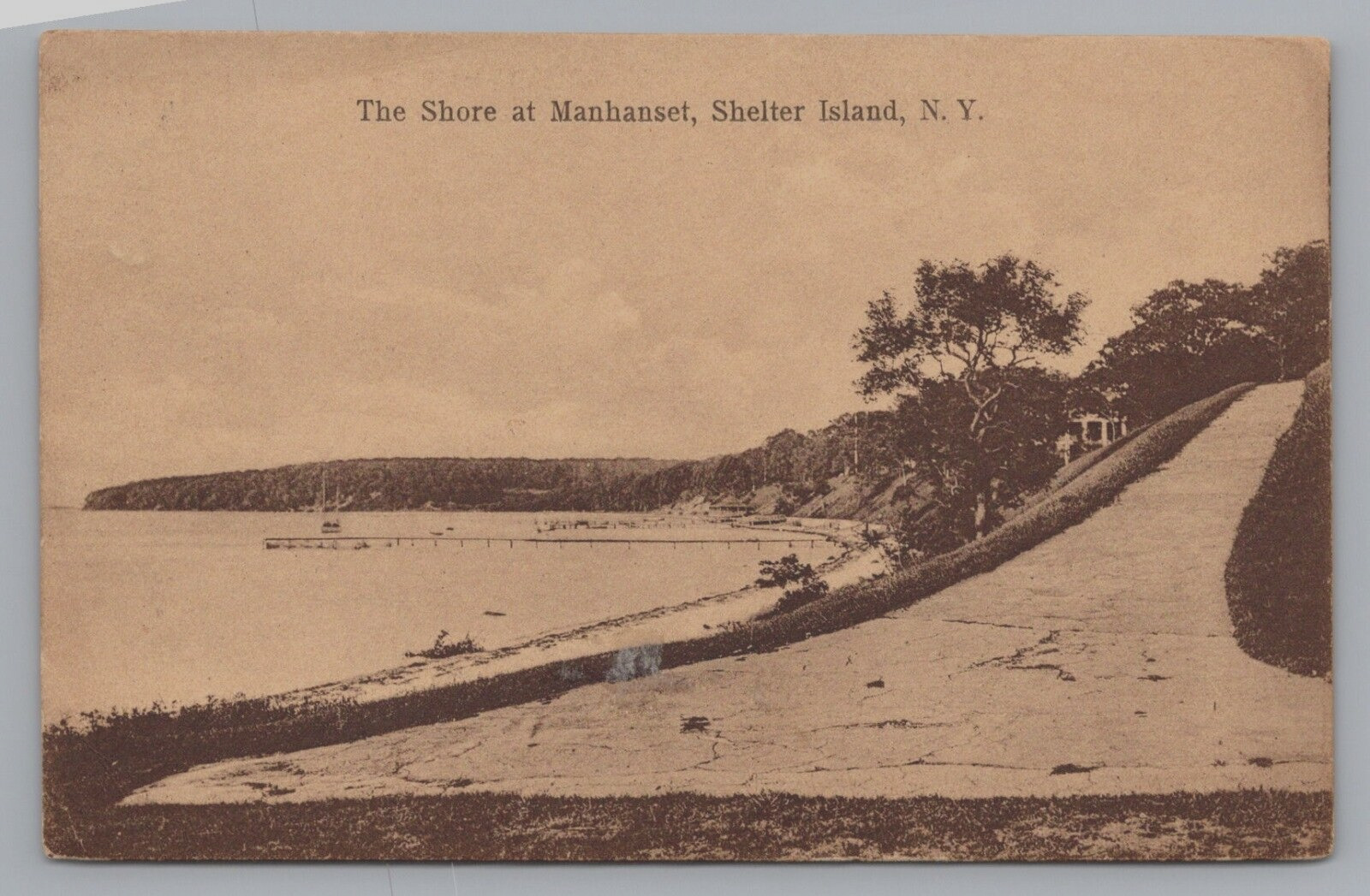 Postcard New York Shelter Island Manhanset Shore  1914 F469