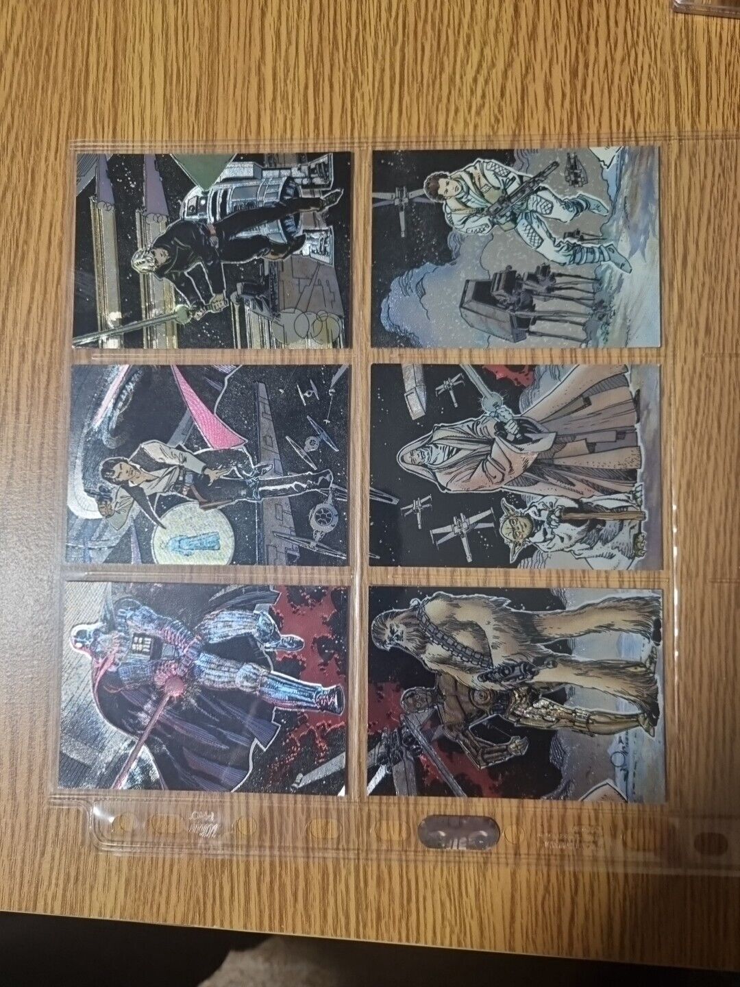 1993 Star Wars Galaxy Series  Chase Etched Foil Card Set ( Super Hard To Find )