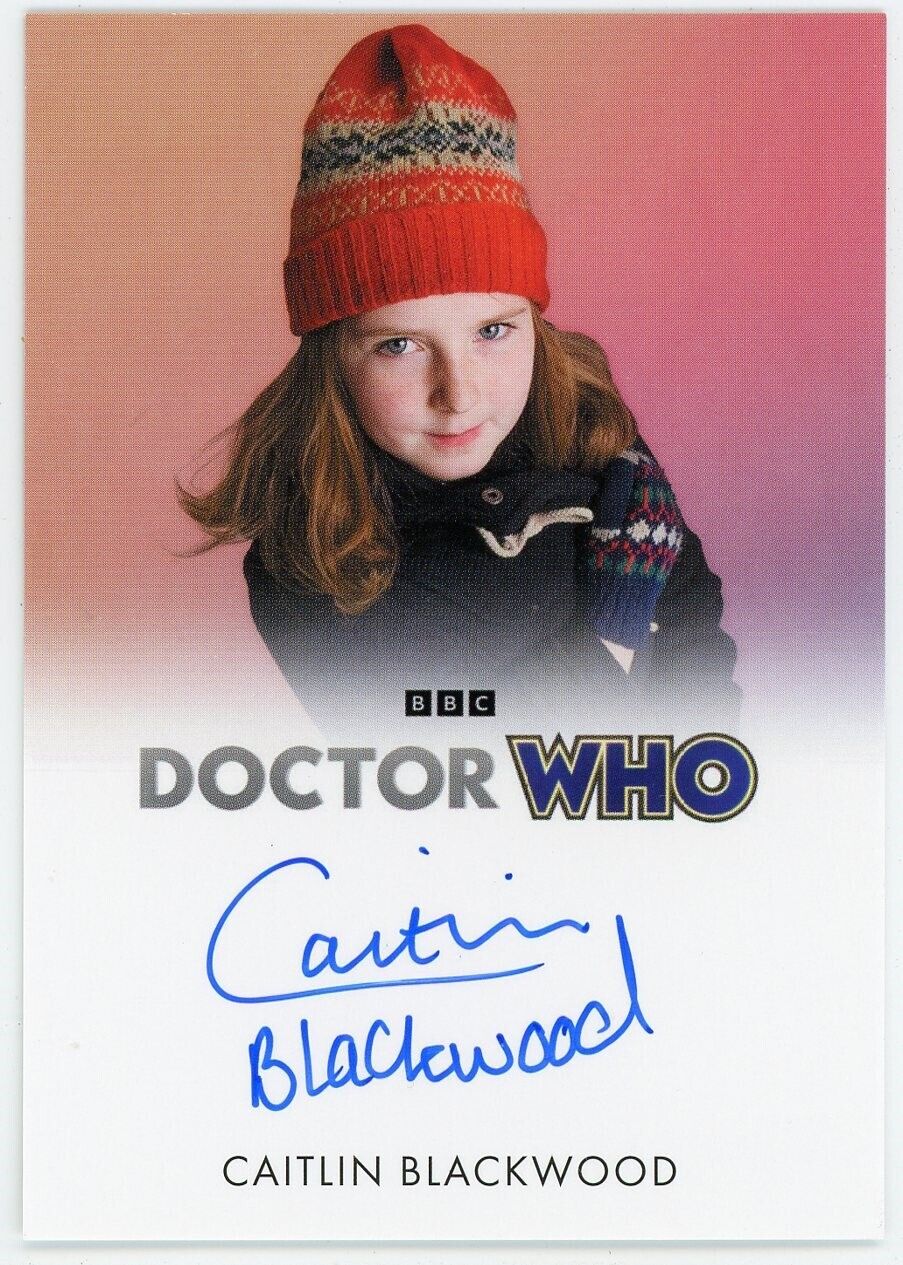 2024 Dr. Who Series 5-7 Caitlin Blackwood Autograph (Full Bleed) VERY LTD 300