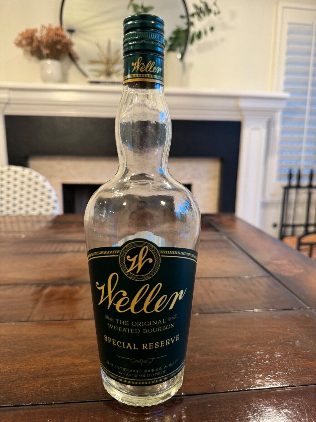 Weller Special Reserve Empty Bottle