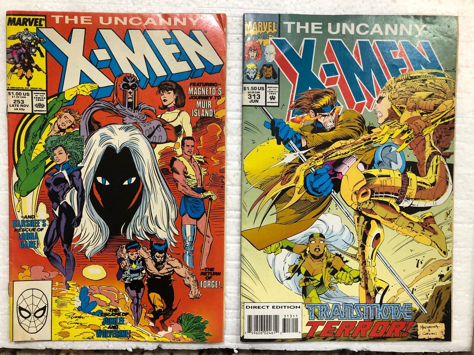 Lot Of 4- Vintage 1984-89-92-94 X-Men Comic Books