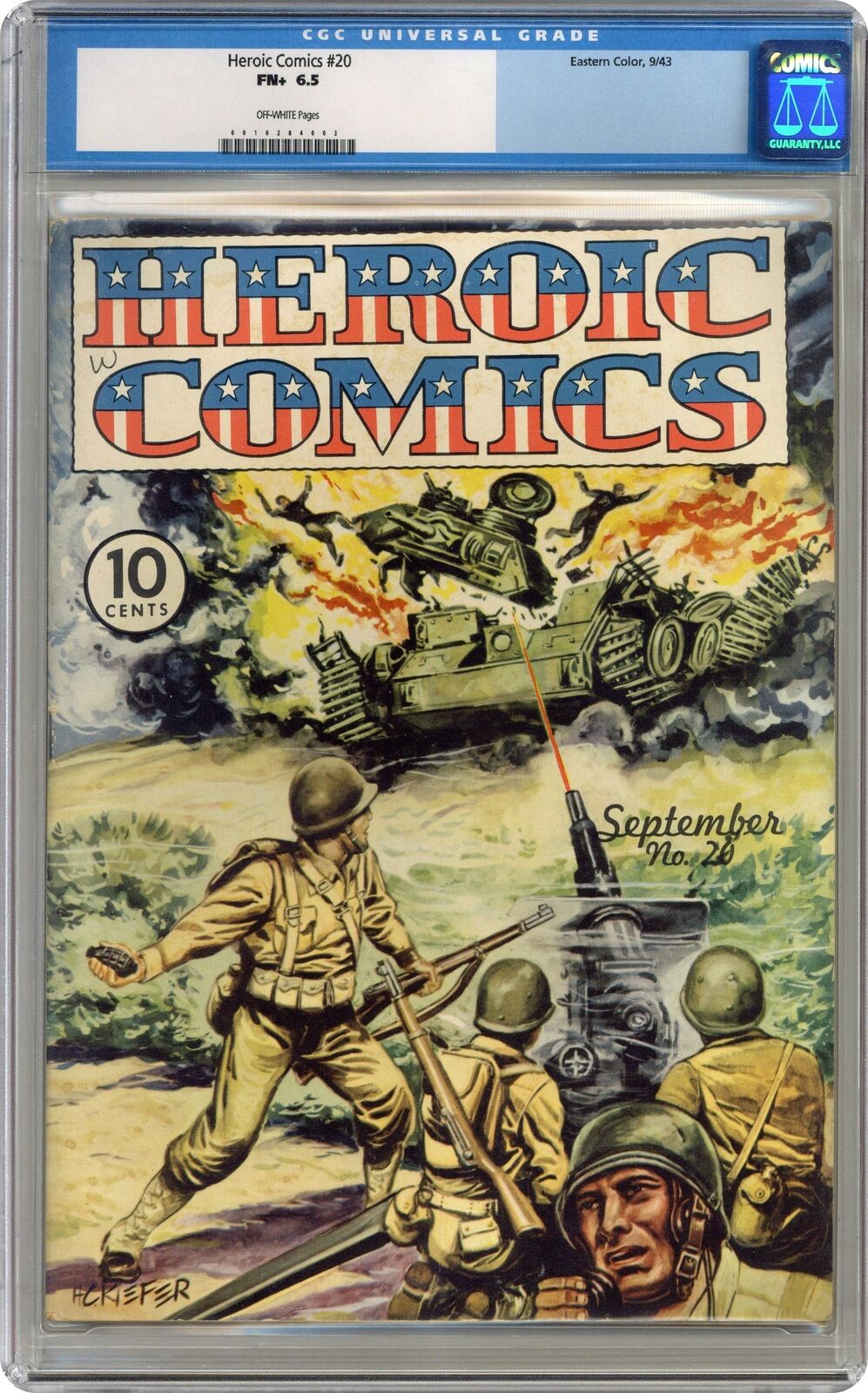 Heroic Comics #20 CGC 6.5 1943 0010284003