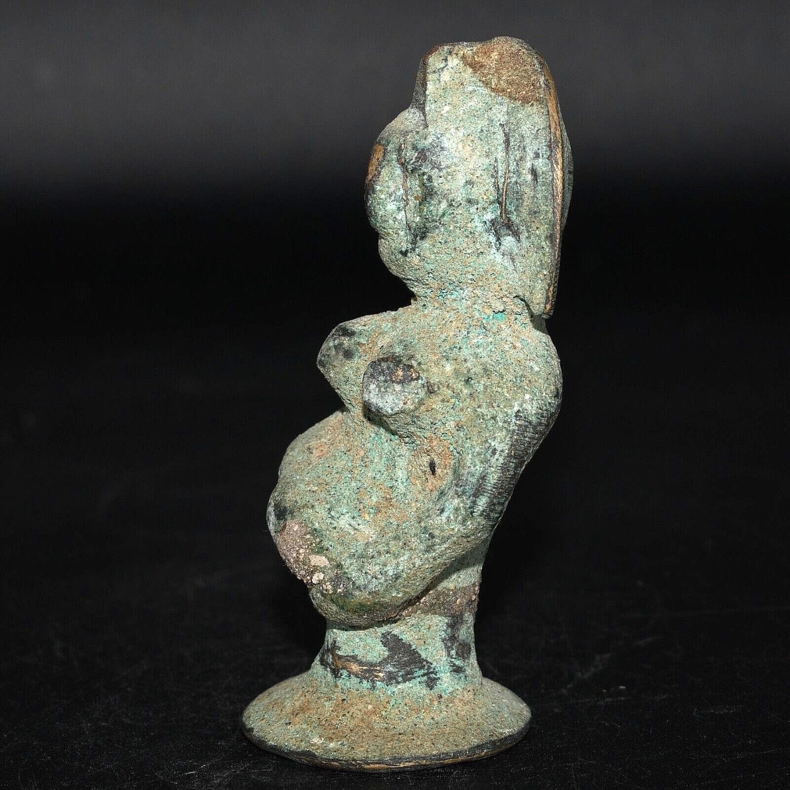 Genuine Ancient Roman Bronze Female Figurine Circa 1st - 3rd Century AD