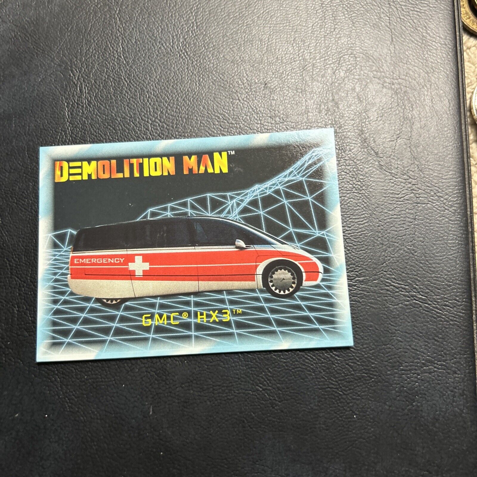 11d Demolition Man 1993 Skybox #86 Gmc Hx3 Gm Cars Of The Future Prototype