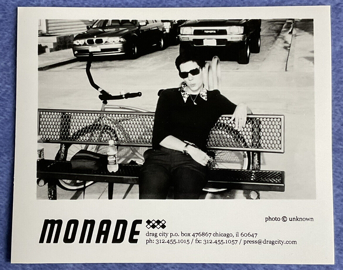 Laetitia Sadier Monade Stereolab Solo Press Photo RARE 2003 Drag City Records