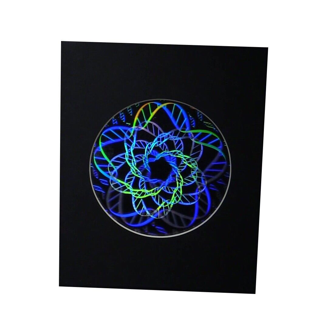 DNA Multi-Layer 2D 3D Hologram Picture MATTED, Collectible Embossed Type Film