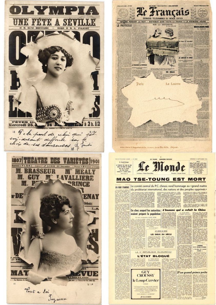 ADVERTISING, NEWSPAPER PRINTING 13 Vintage postcards MOSTLY pre-1940 (L5504)
