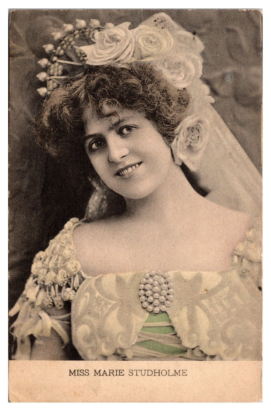 Antique Miss Marie Studholm (1872-1930), English Actor/Singer, Postcard
