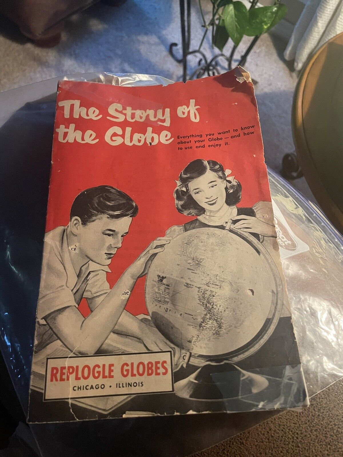 1954 The Story Of The Globe Booklet By Replogle Globes Chicago IL