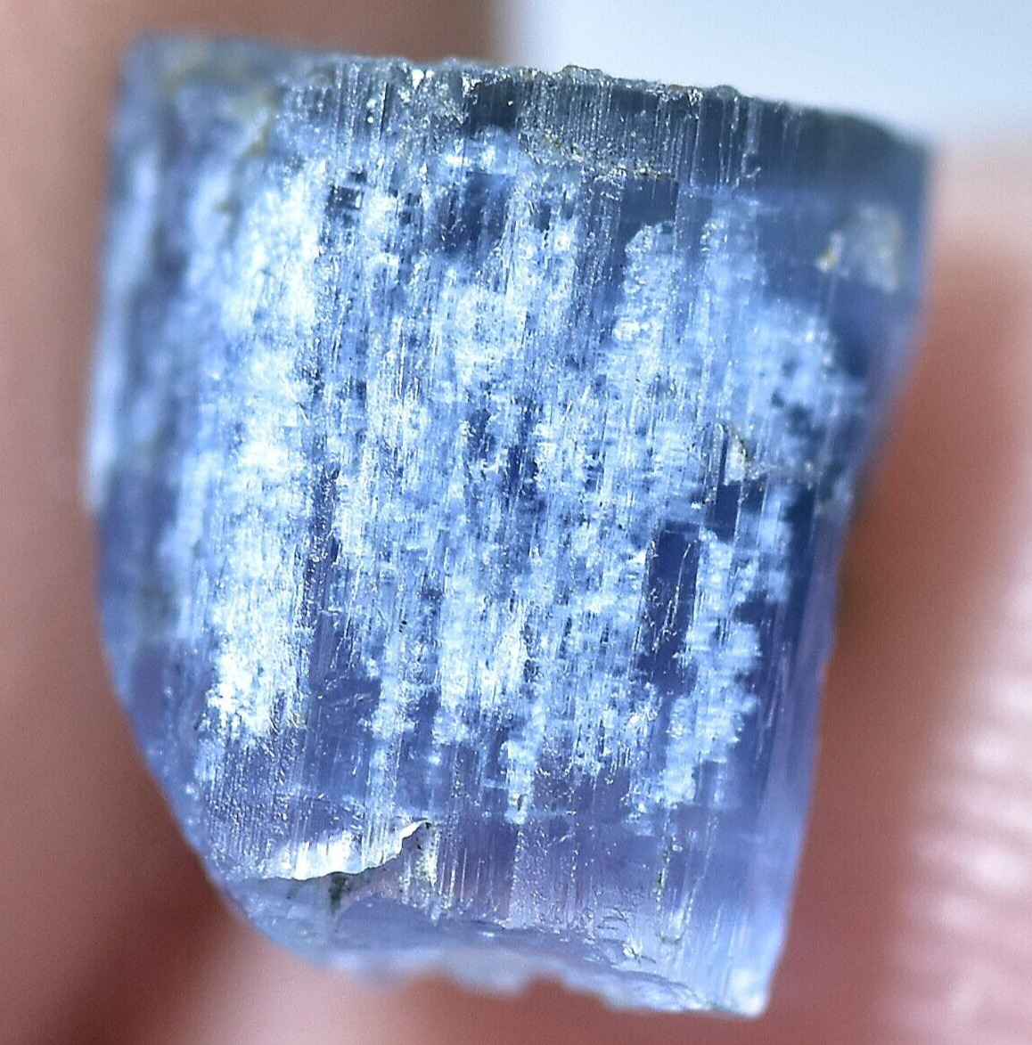 1.80 CT Top Quality Rare Blue Vorobyevite Beryl Rosterite Crystal