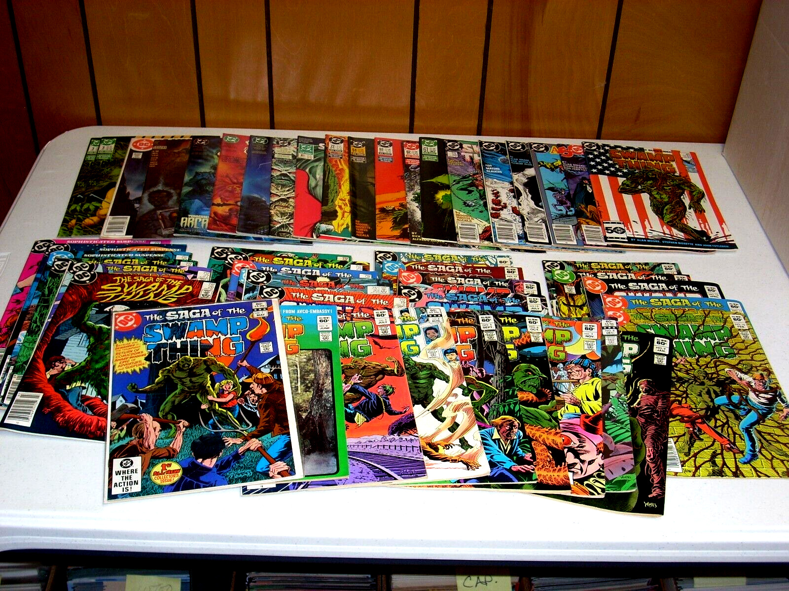 SWAMP THING (1982) some NEWSSTAND versions #1-140 + Anns #1 3 LOT of 49 NM DC