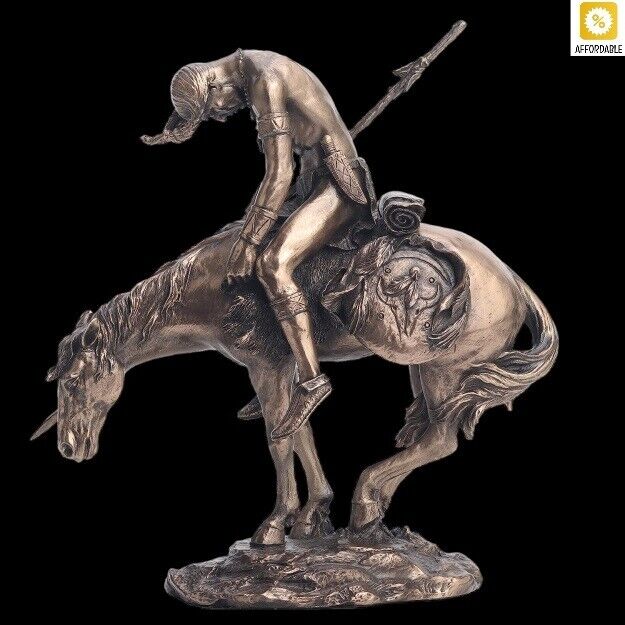 Indian On The Horse END VERONESE Elegant Figurine Hand Painted Great For A Gift