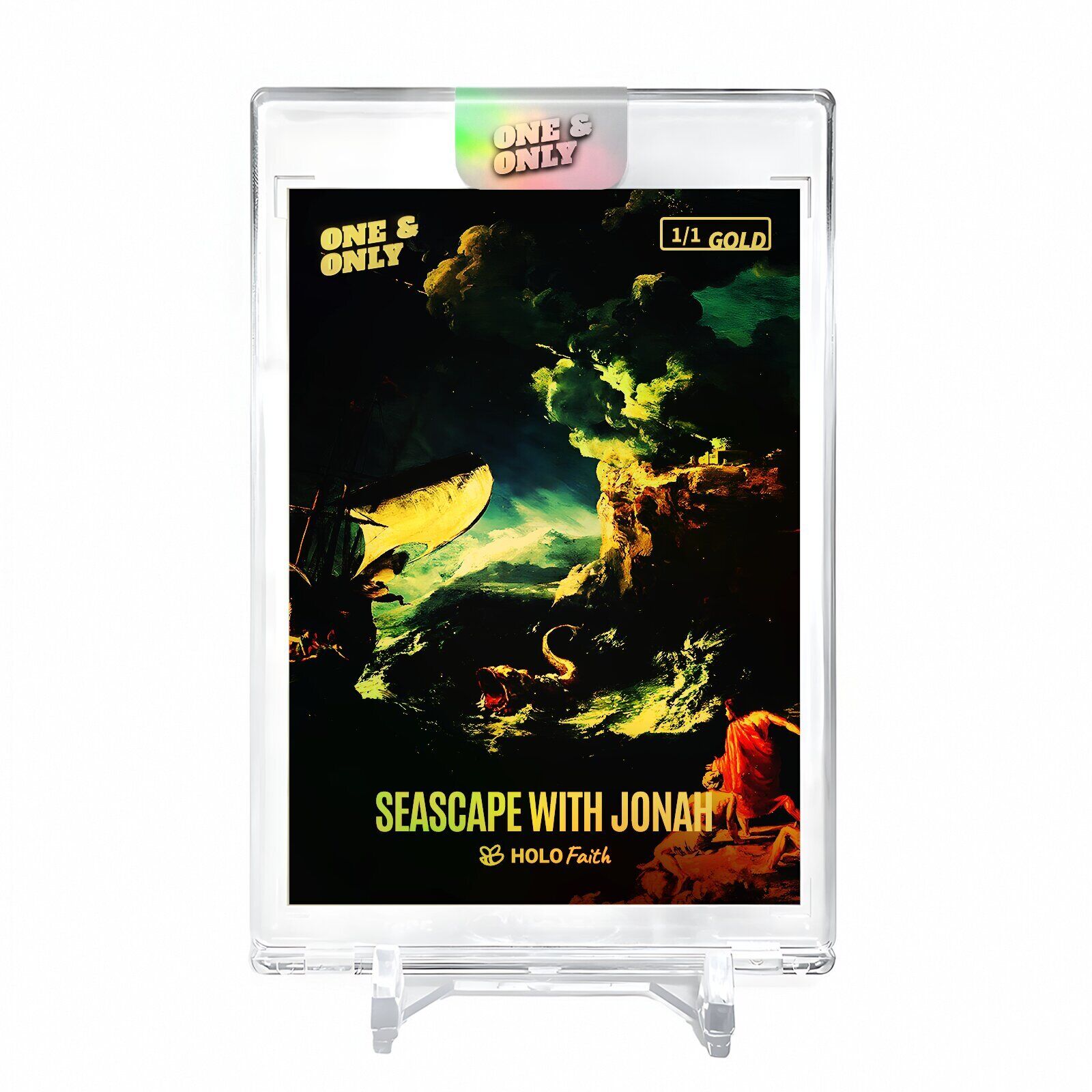 SEASCAPE WITH JONAH Gaspard Dughet Holo Gold Card 2023 GleeBeeCo #SSGS-G 1/1
