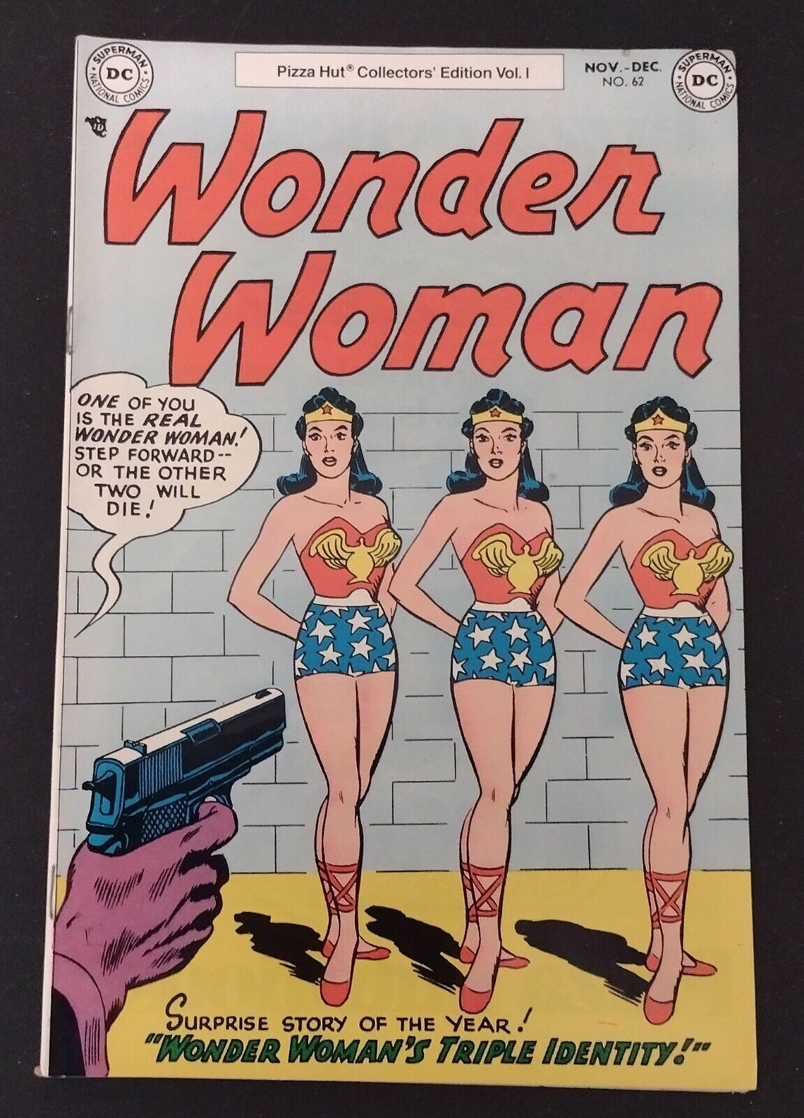 Wonder Woman #62 Pizza Hut Collectors Edition Volume One 1977 DC Comic