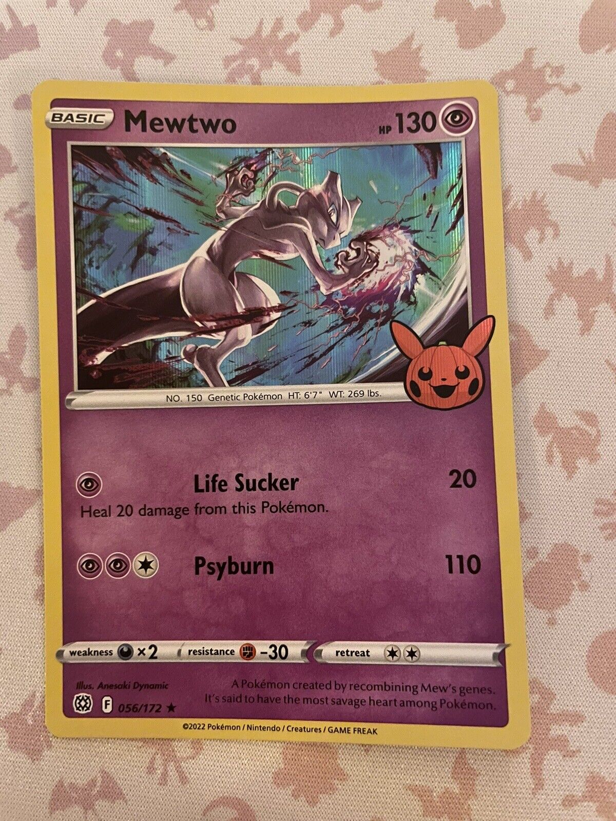 Pokémon TCG Mewtwo Promo (Trick or Trade Halloween) 056/172