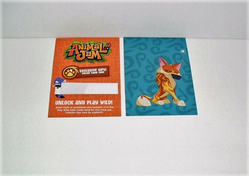 ANIMAL JAM DELUXE TRADING CARDS SINGLE POP-UP CARD WOLF #1 & GAME CODE