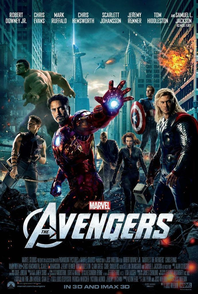 The Avengers Movie Poster Wall Photo Print 8x10 11x17 16x20 22x28 24x36 27x40
