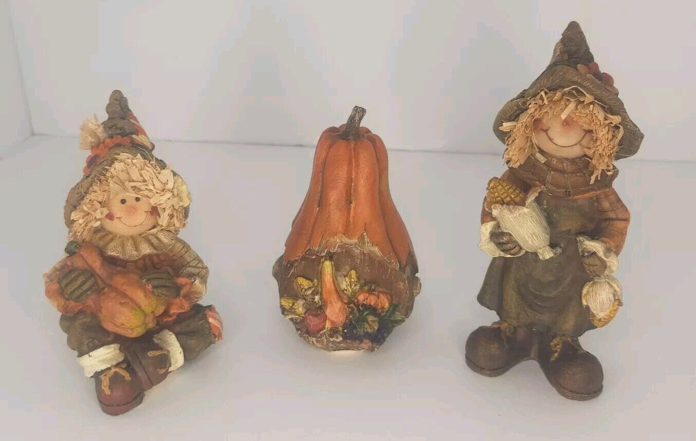 Tii Collections Scarecrows - Set Of 3 H4137, H2092 Resin (#133)