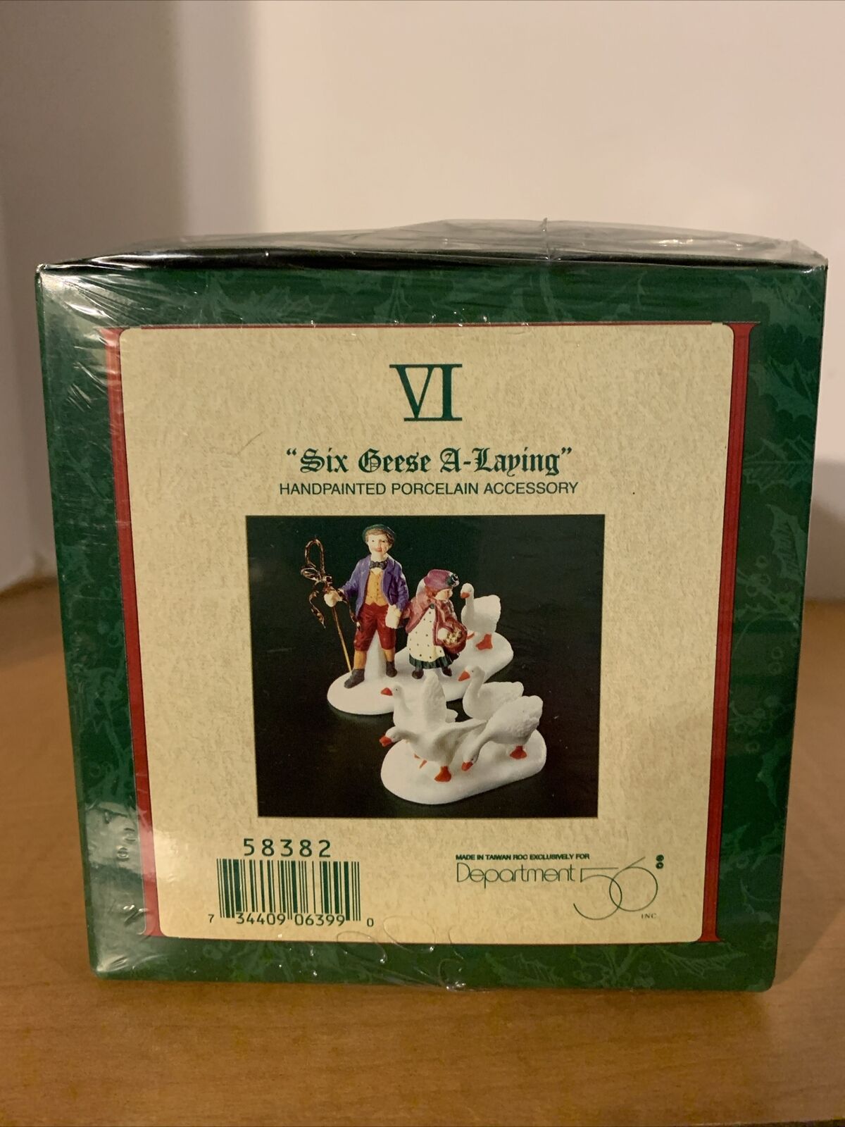 Dept. 56 Heritage 12 Days Of Christmas Dickens Village Six Geese A Laying VI Box
