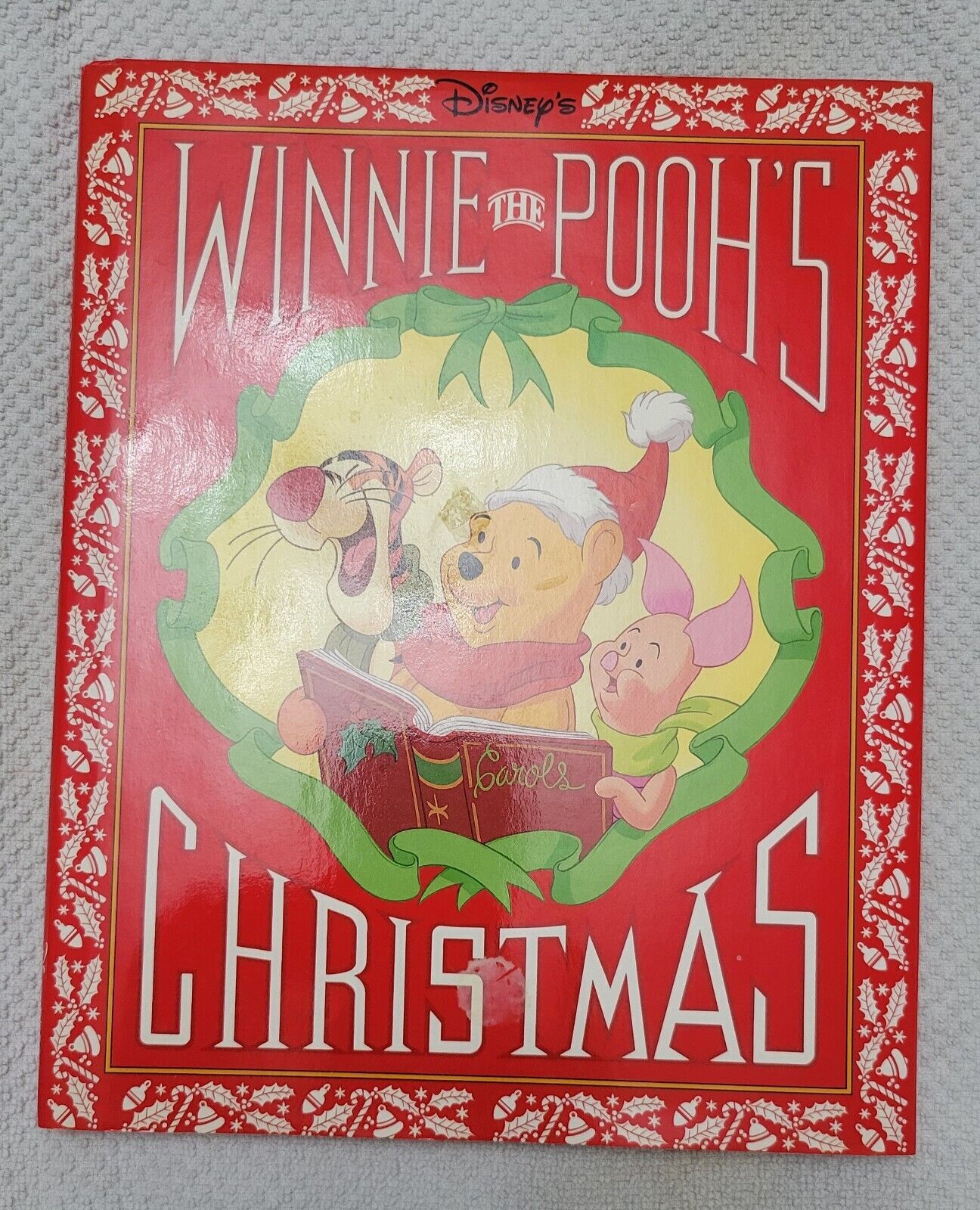 Disney's Winnie The Pooh's Christmas Book- 1991 Edition 