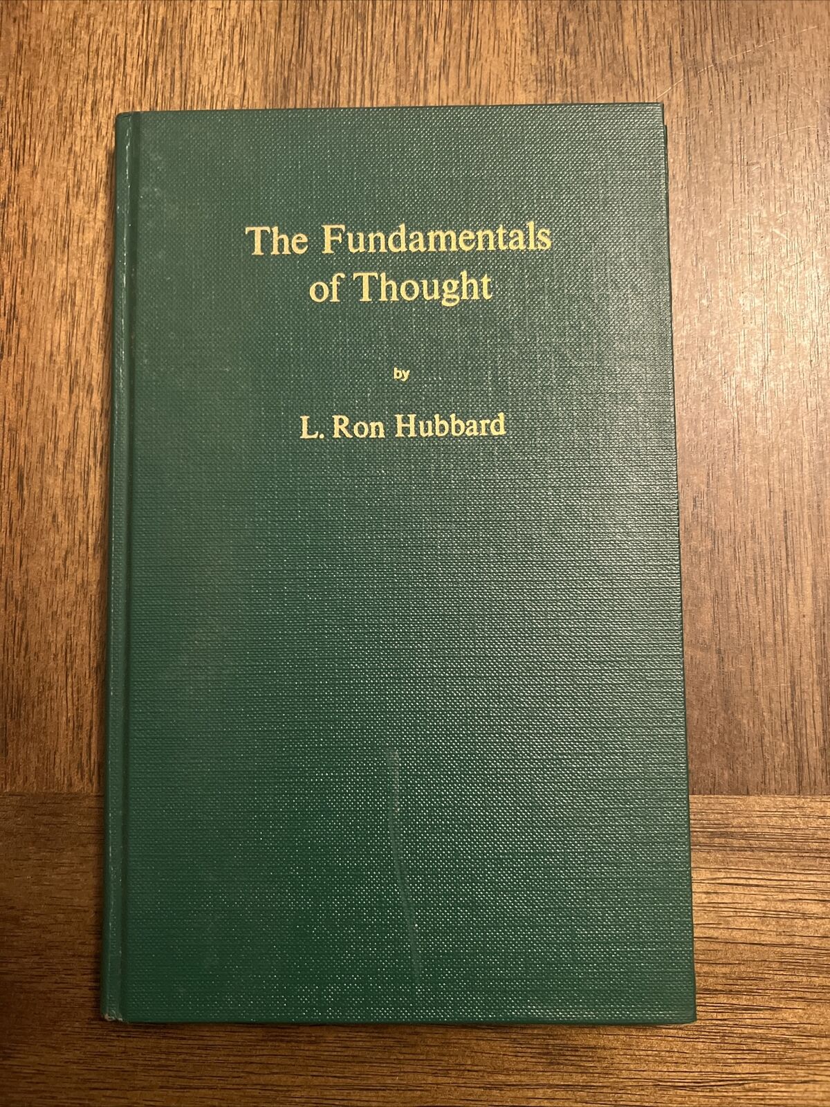 The Fundamentals Of Thought Ron L Hubbard Translators Edition 1st HC Book Sku6