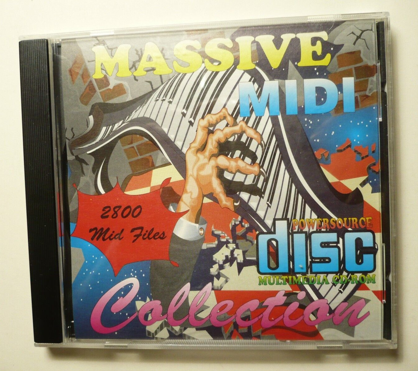 RARE, MASSIVE MIDI, 2800 Midi Files Collection, CD ROM Clean Used Copy w/ Insert