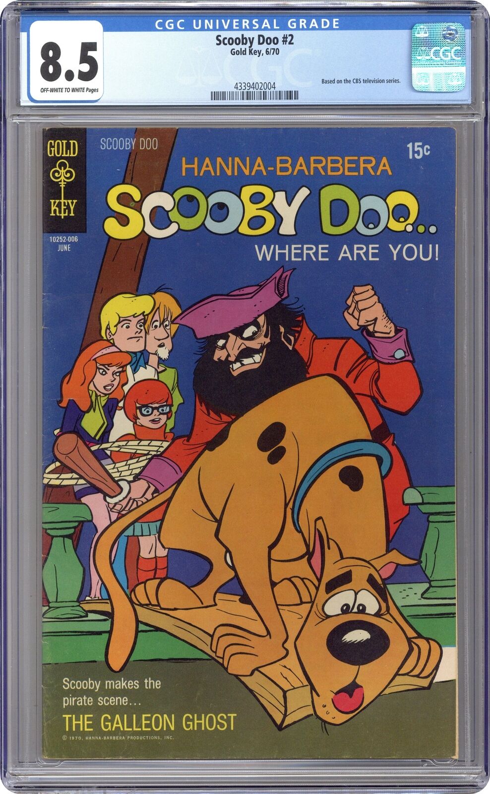 Scooby Doo #2 CGC 8.5 1970 Gold Key 4339402004