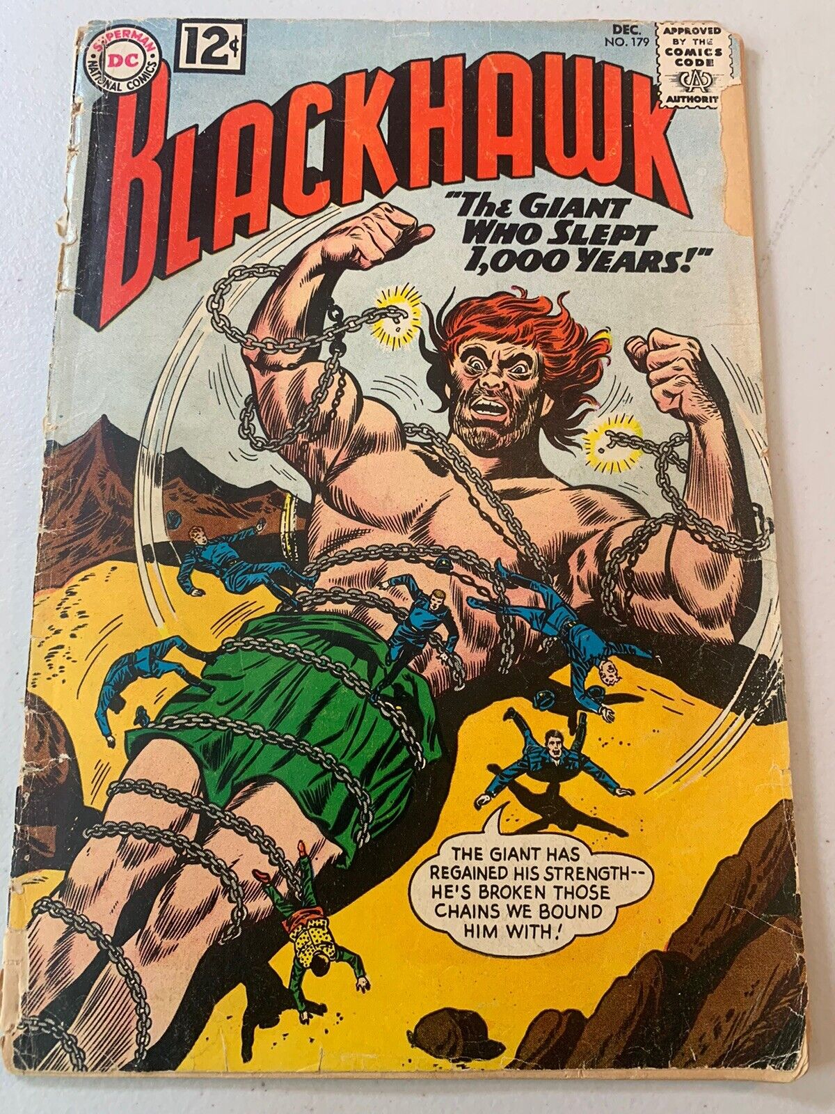 Blackhawk #179 (Dec 1962) DC Comics Reader Copy