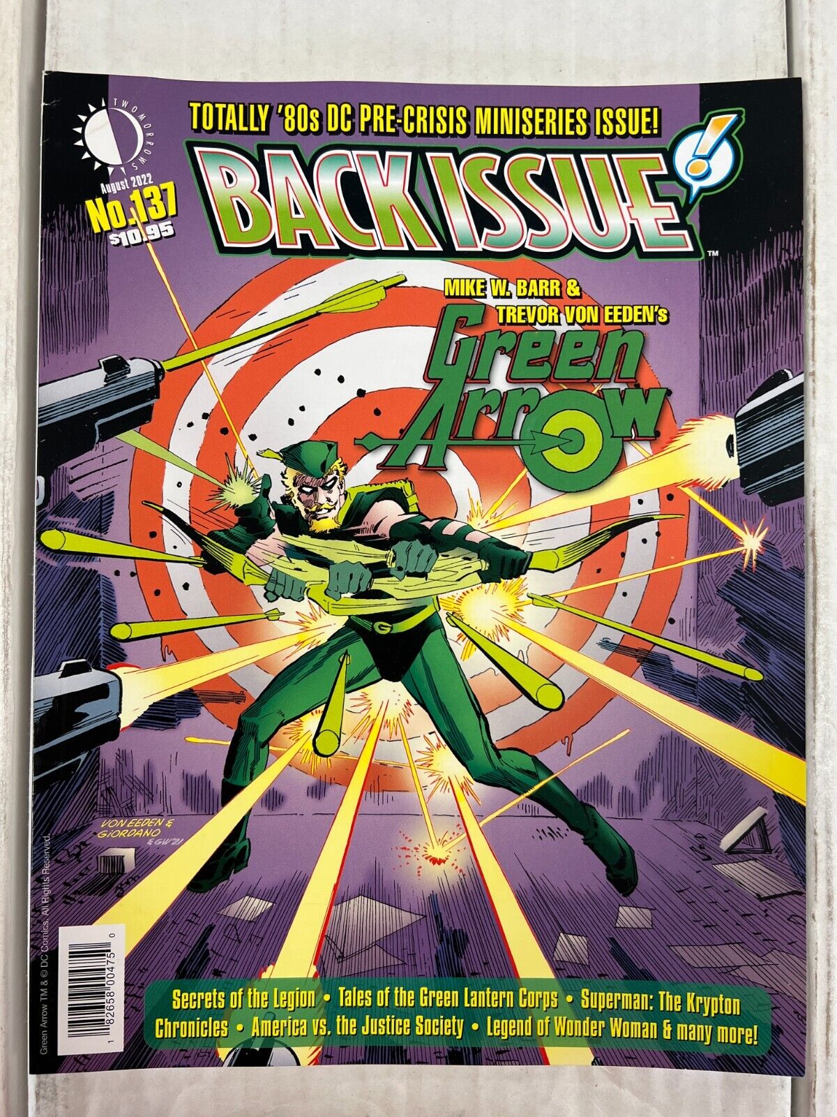 BACK ISSUE MAGAZINE #137 (VF NEW) 2022 TWOMORROWS - GREEN ARROW JSA SUPERMAN