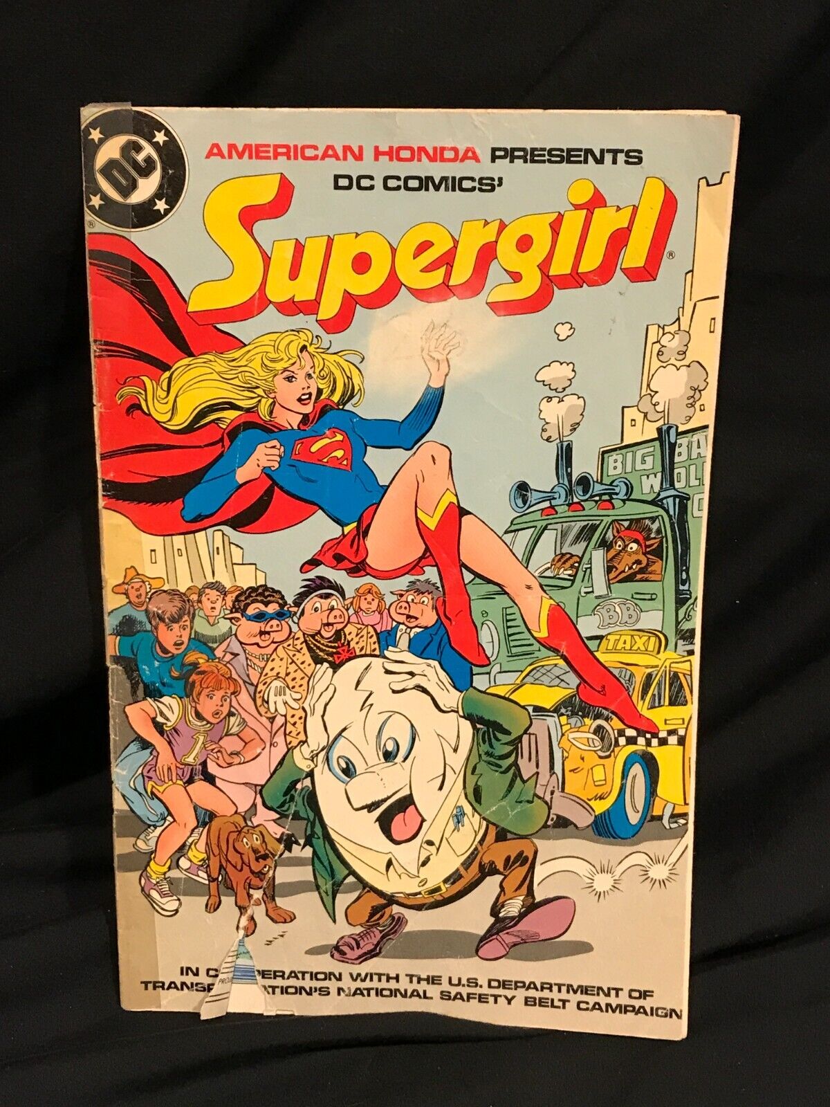 Comic - Supergirl - American Honda Presents (Cover torn)