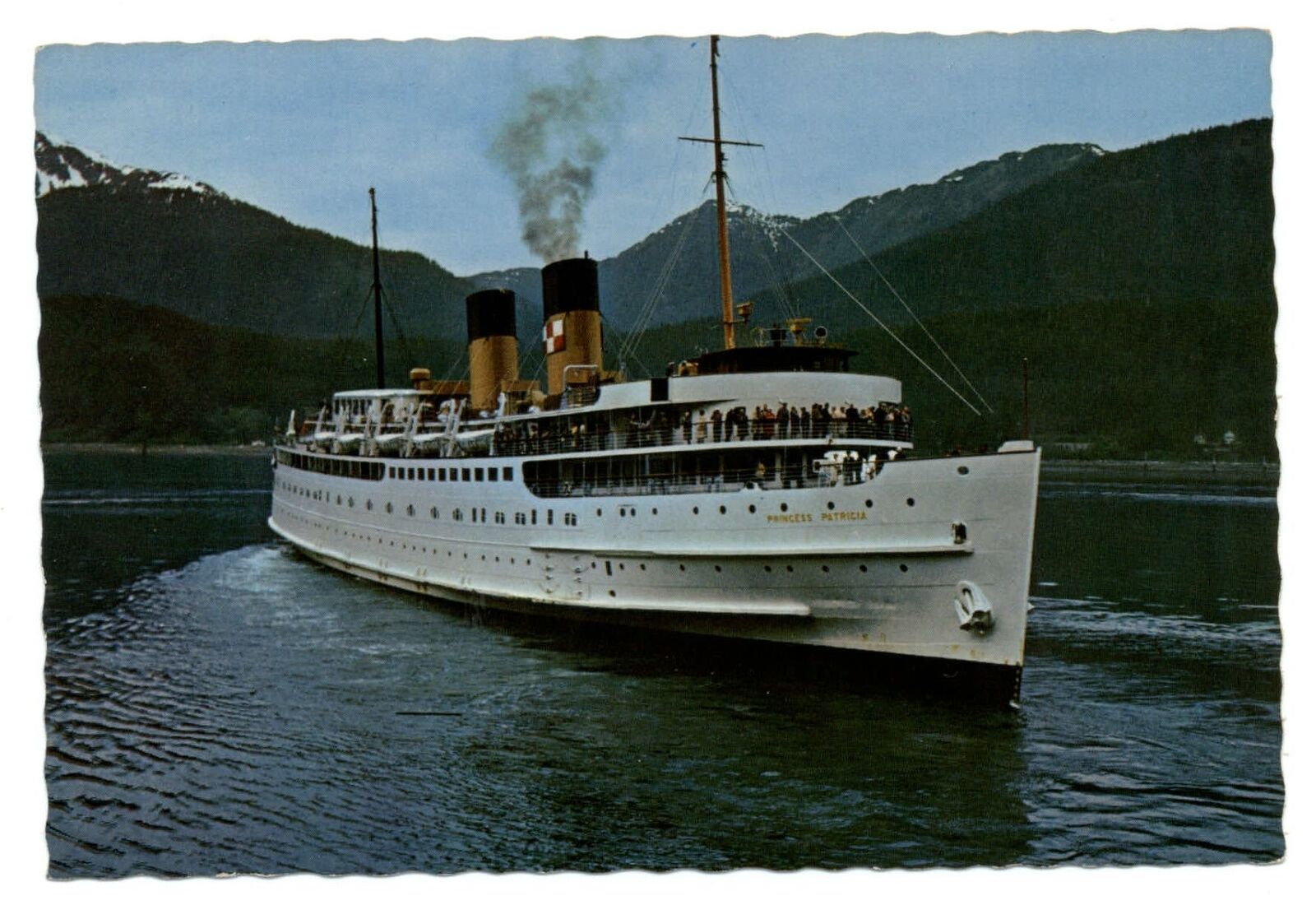 Vancouver British Columbia Princess Patricia cruise ship unused postcard sku817