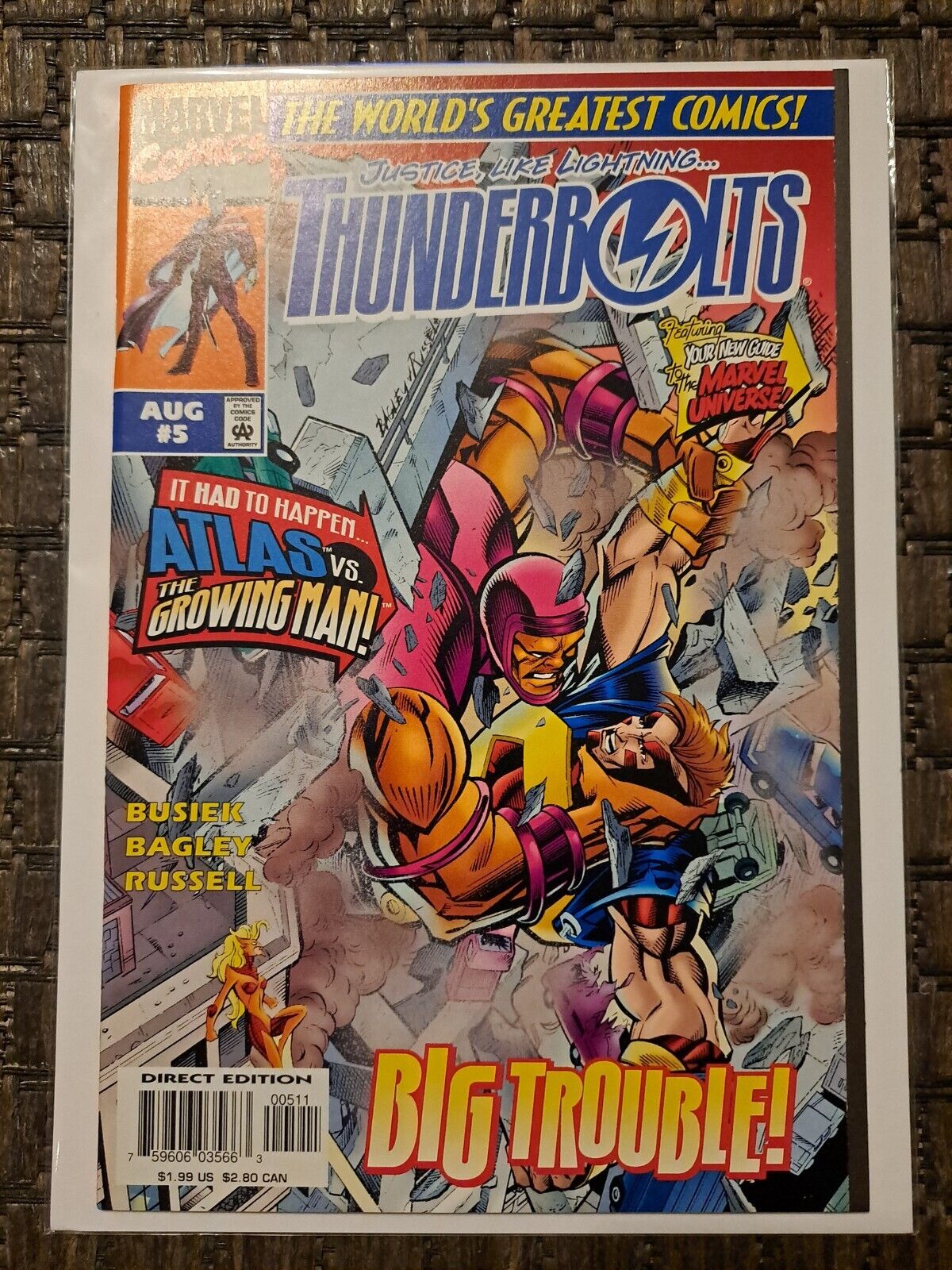 Thunderbolts #5 Marvel Cinematic Universe Bagley - Combined Shipping + 10 Pics