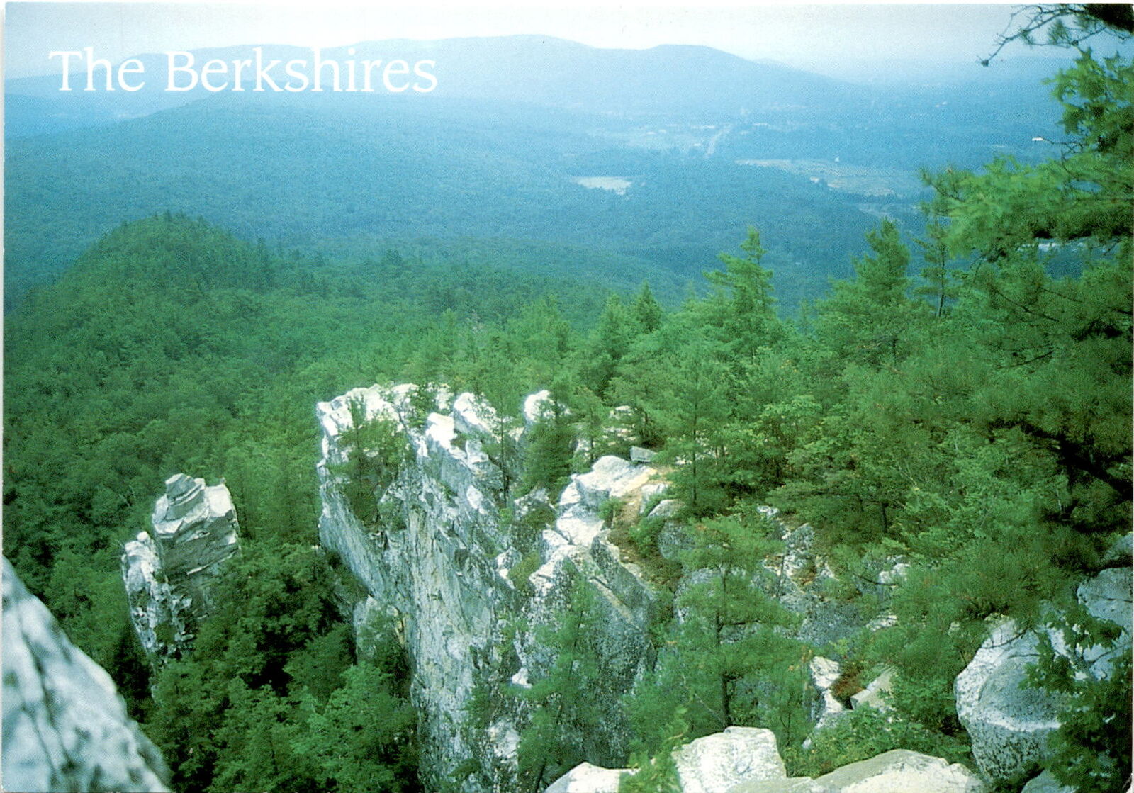 Berkshires, Mimi MacDonald, Monument Mountain, Great Barrington, Postcard