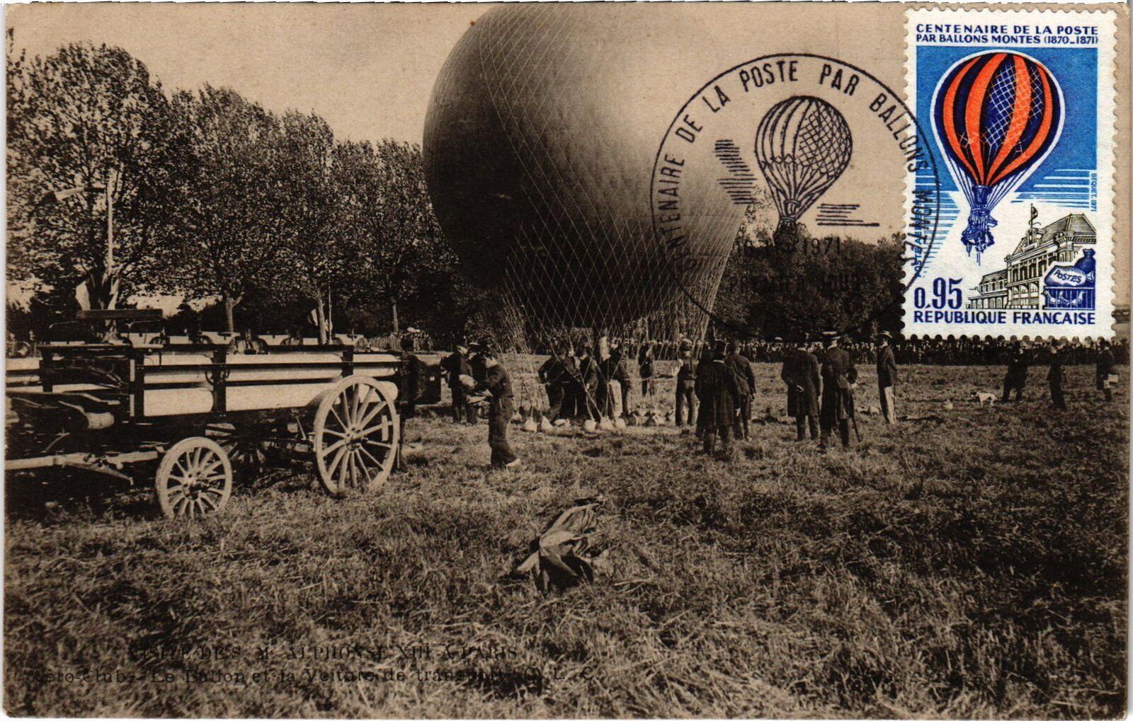 CPA PARIS Balloon, Aviation (1243688)