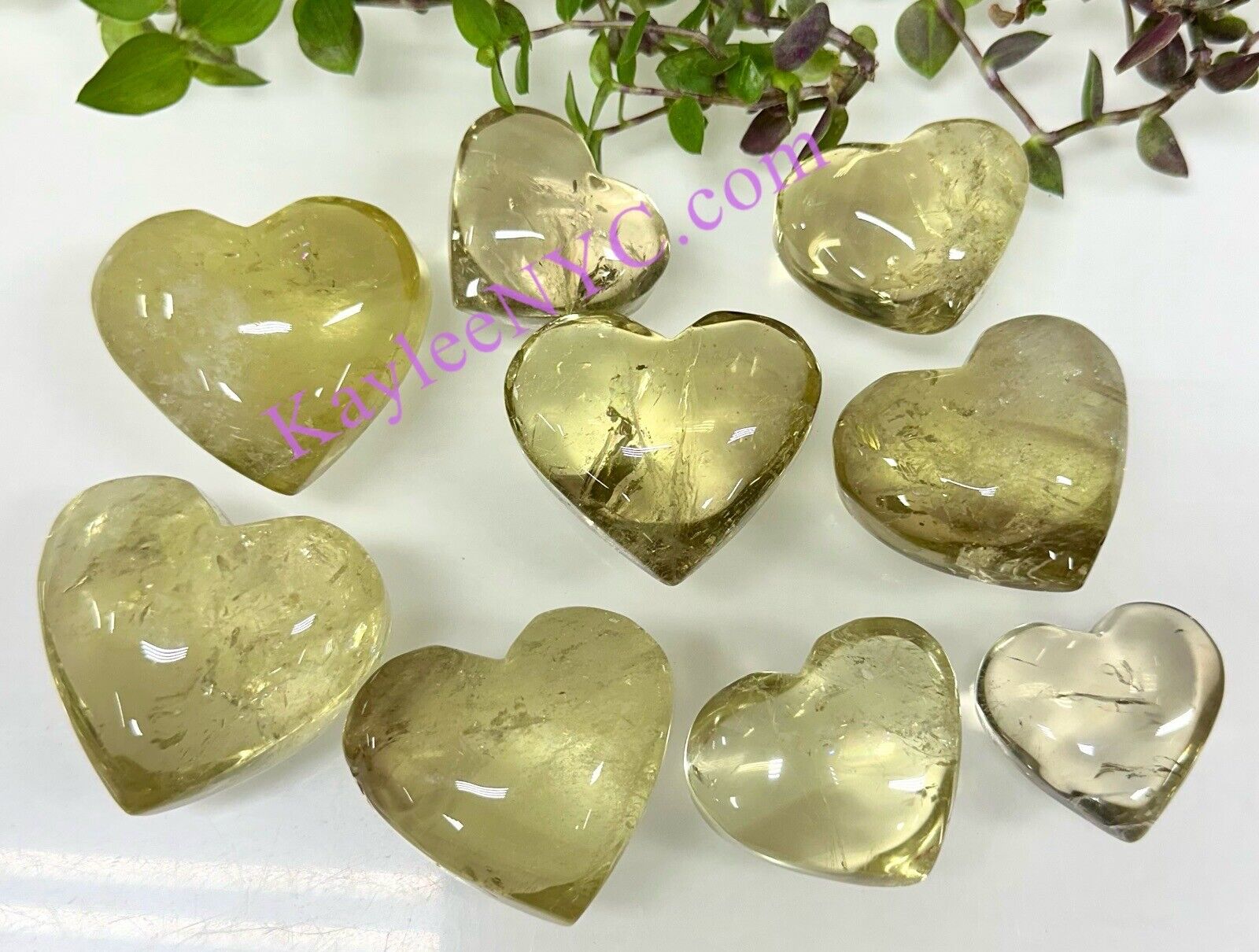 Wholesale Lot 1 Lb Citrine Crystal Heart Healing Energy