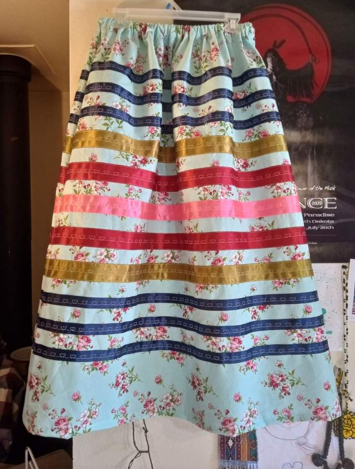 Beautiful ribbon skirt S-2X