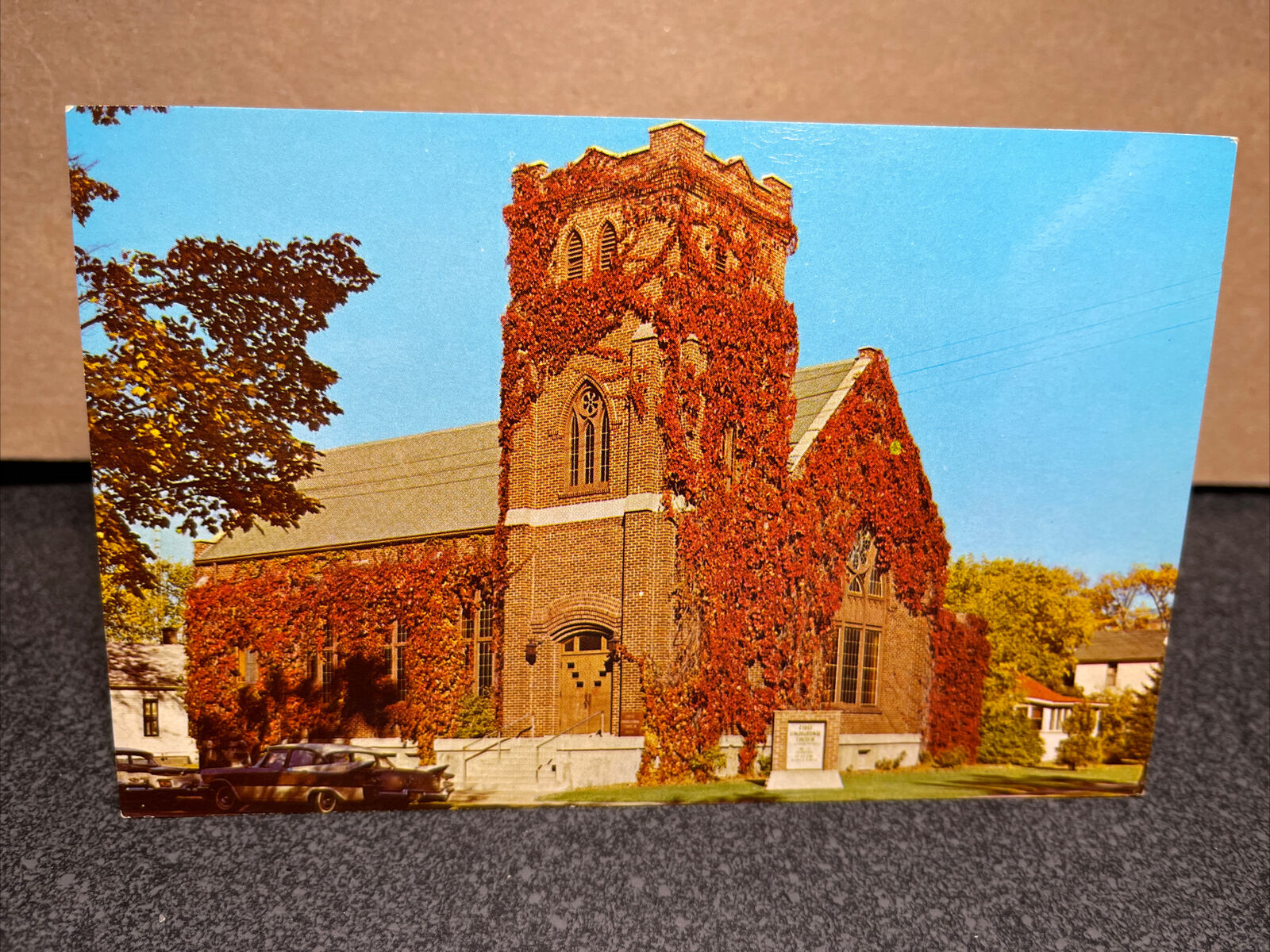 First Congregational Church Eagle River Wisconsin Postcard￼
