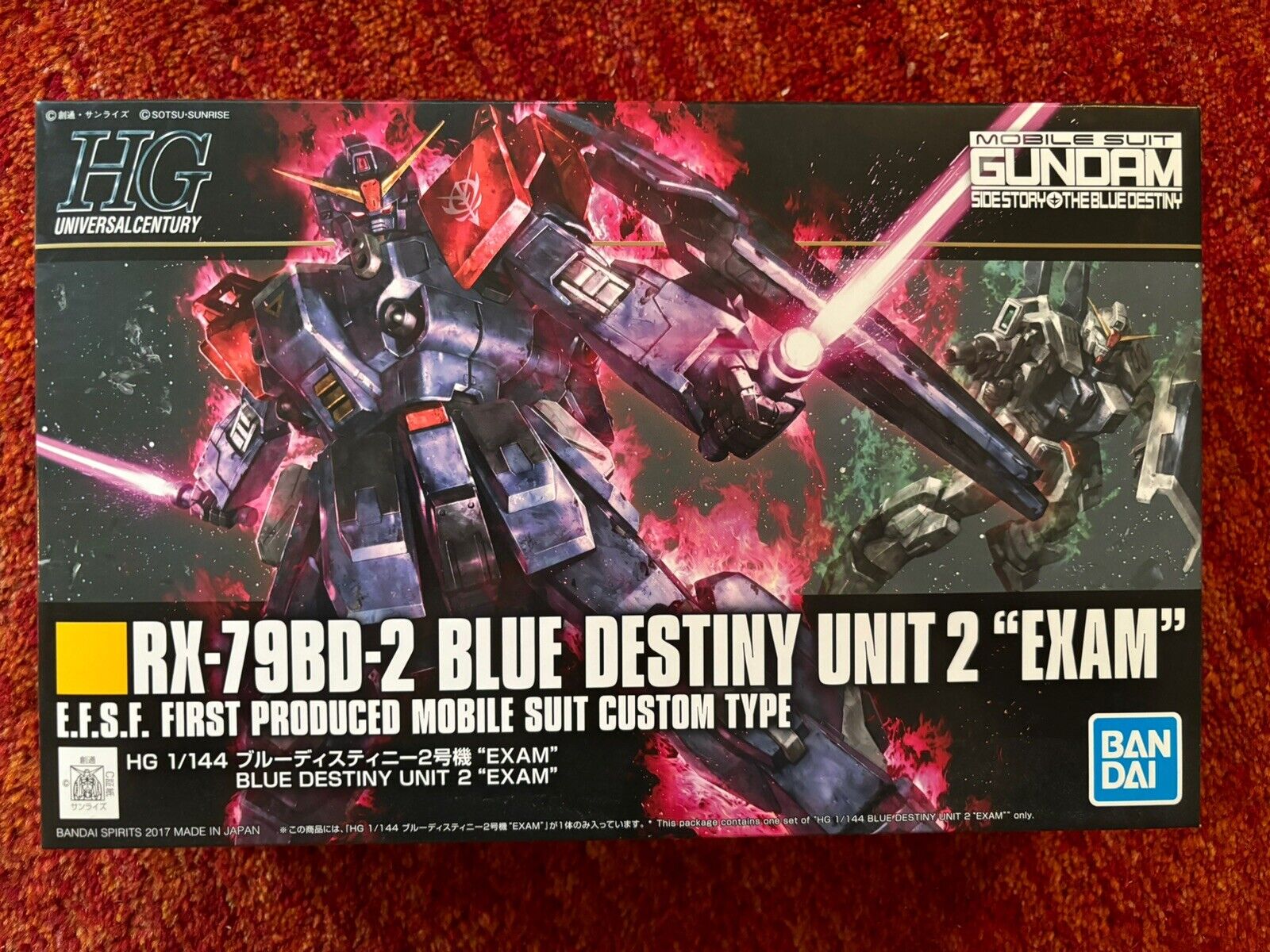1/144 HGUC RX-79BD-2 Blue Destiny Unit 2 Exam *NIB*