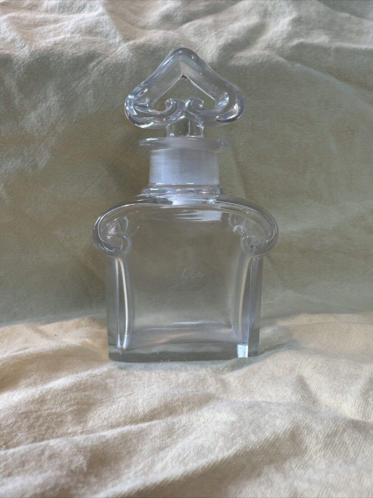 Vintage Baccarat Crystal Guerlain Empty Perfume Bottle 5\