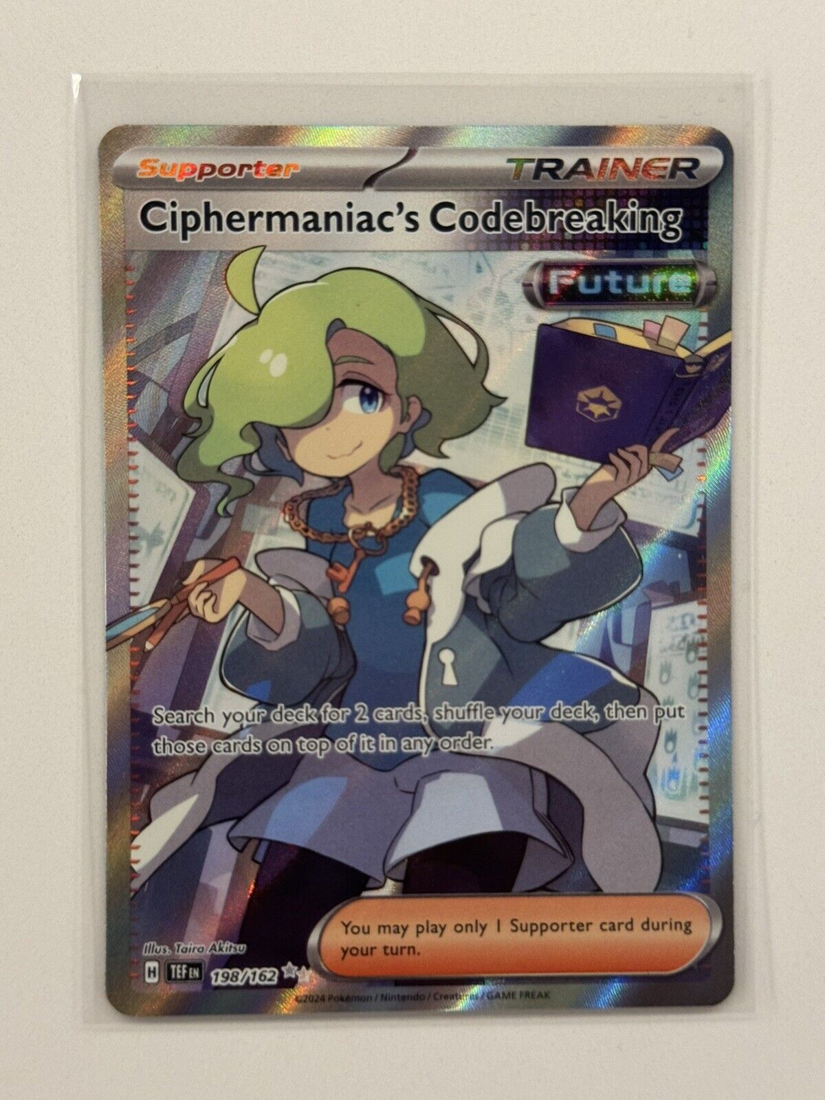 Ciphermaniac\'s Codebreaking 198/162 - Temporal Forces Ultra Rare - Pokemon TCG
