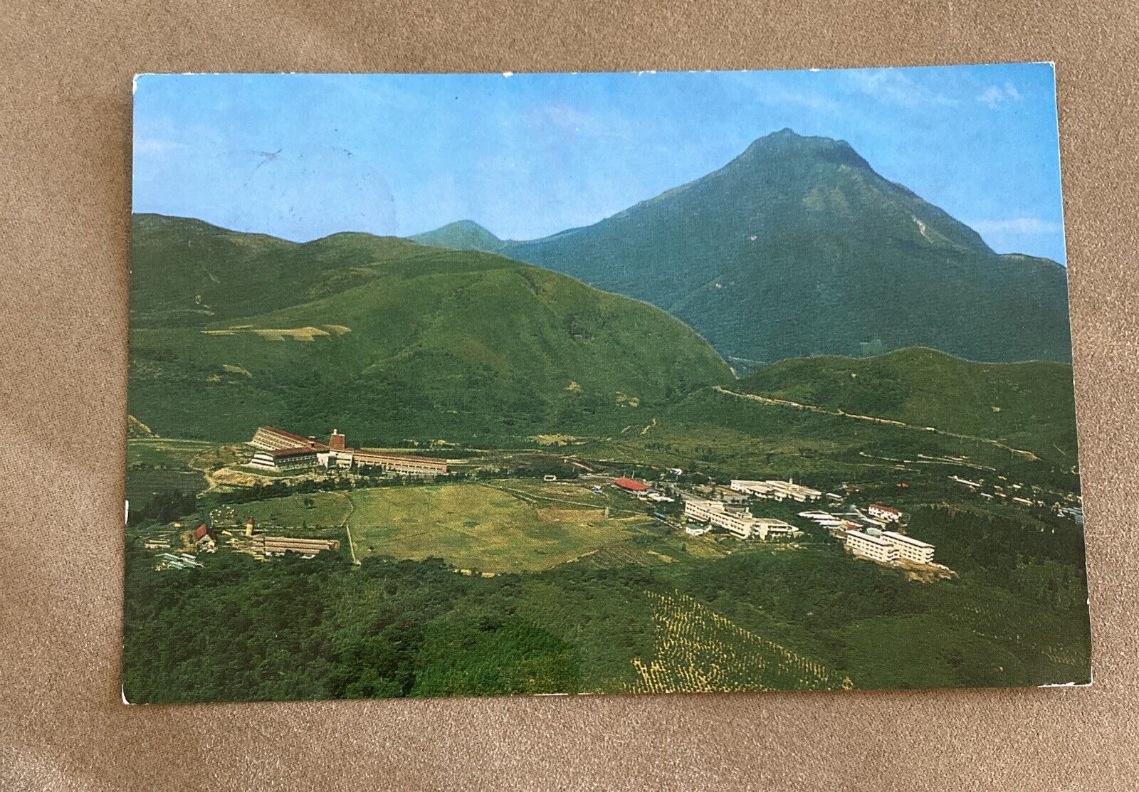New Grand Hotel Kijima Heights Beppu Japan Vintage Postcard 1968