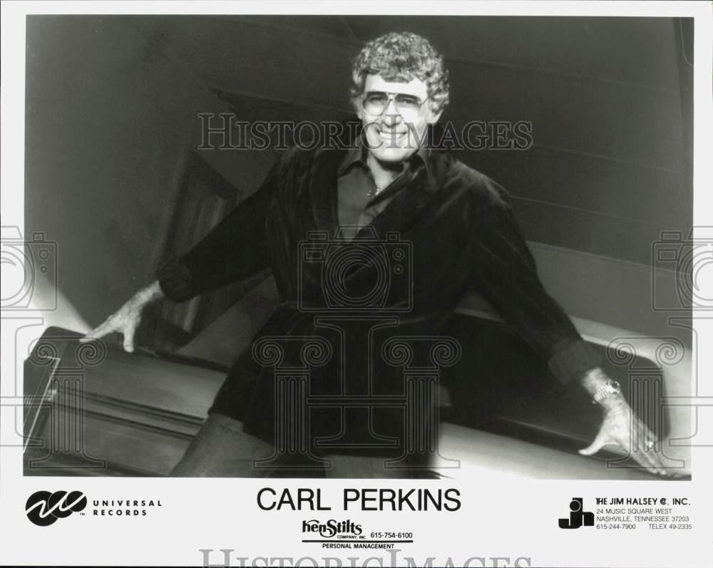 1989 Press Photo Carl Perkins - ctgp01209