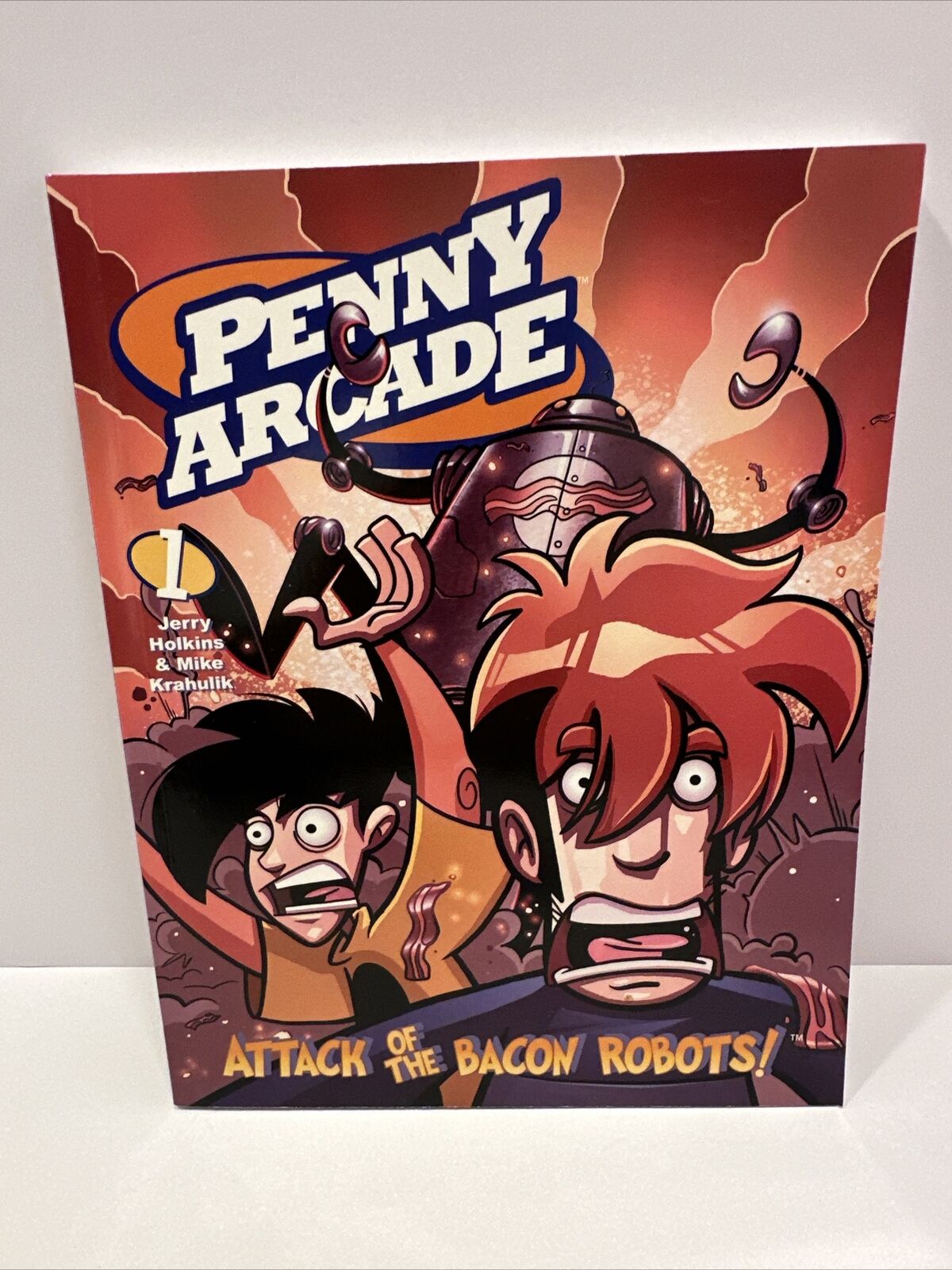 Penny Arcade Attack of the Bacon Robots Vol 1 by Holkins & Krahulik 2006 1st TPB