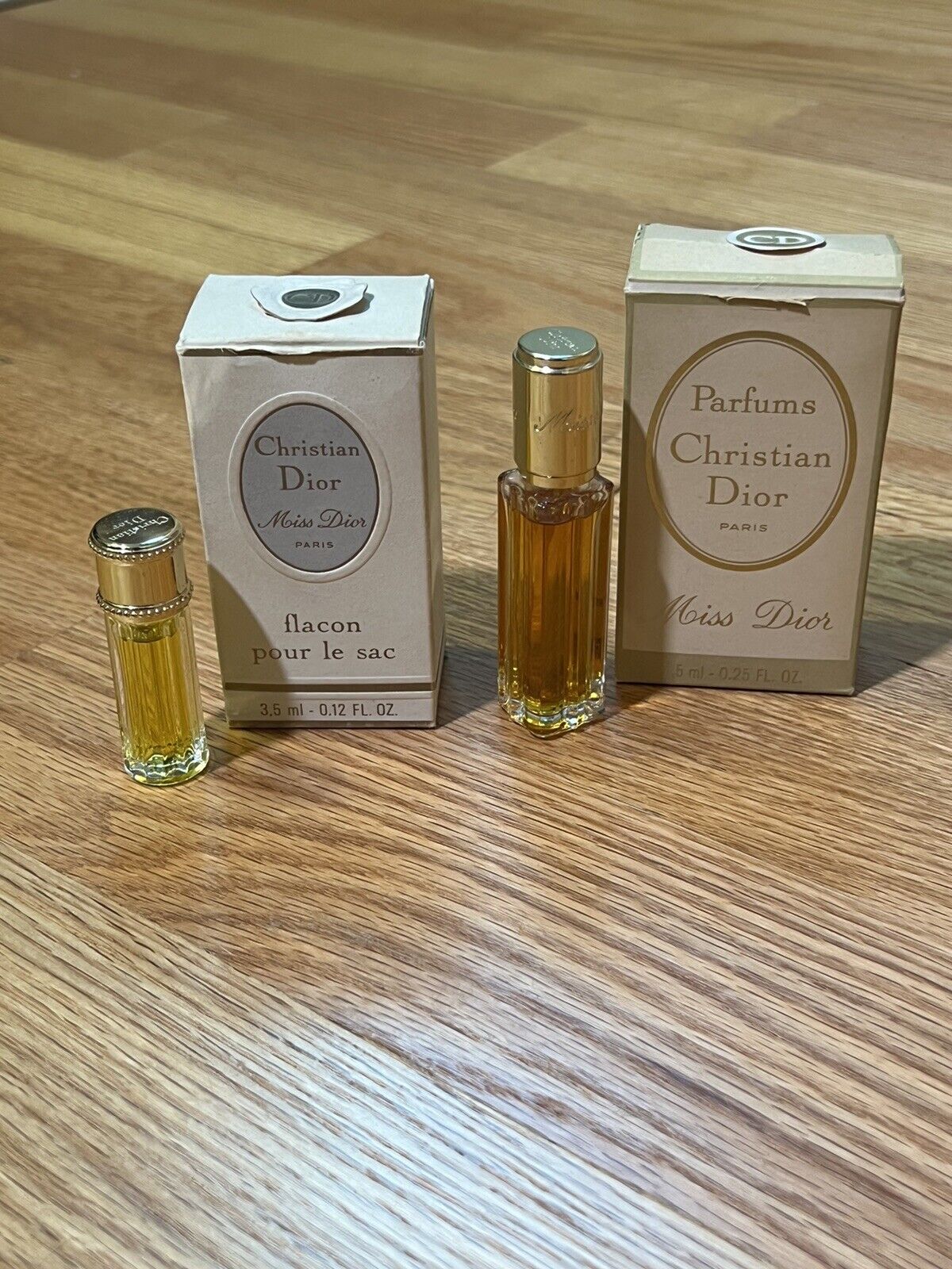 2 Vintage Christian Dior Perfumes