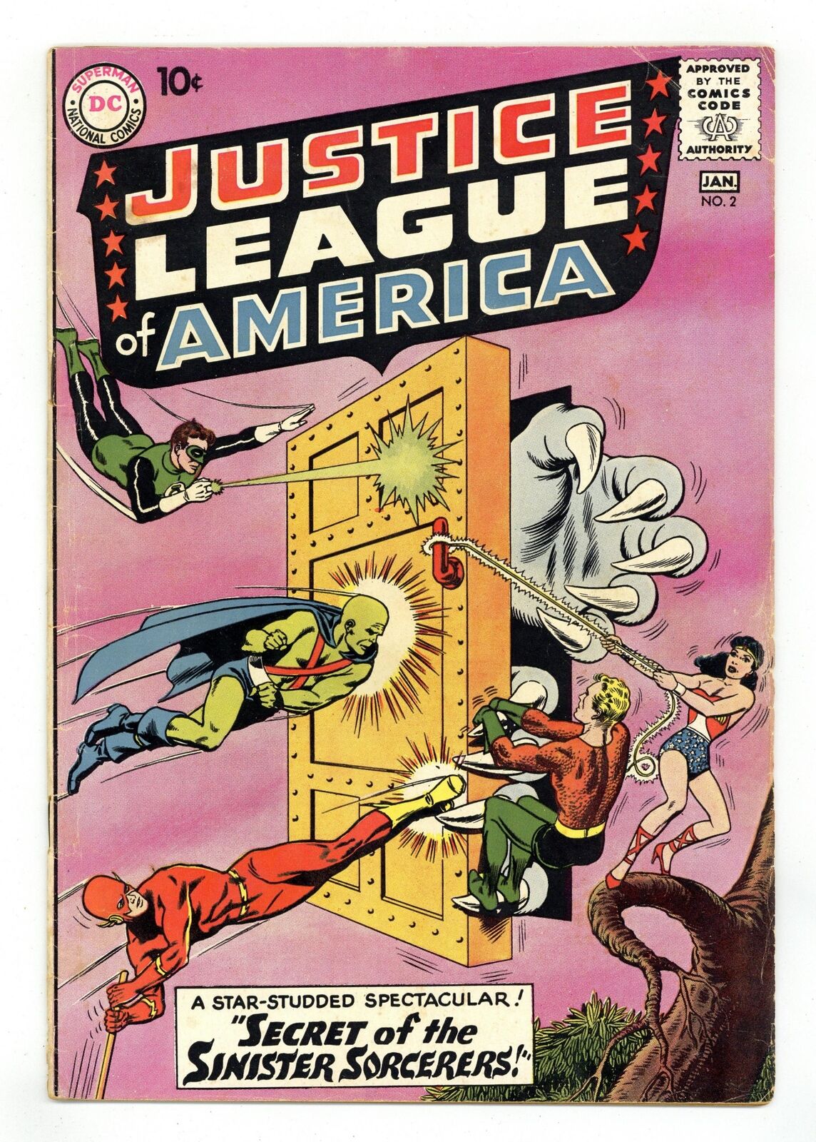 Justice League of America #2 VG- 3.5 1961