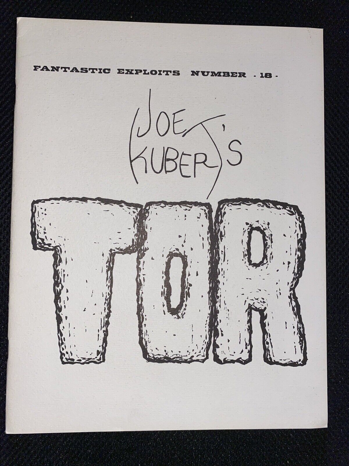 FANTASTIC EXPLOITS #18 Joe Kubert's TOR (circa 1970) comics fanzine